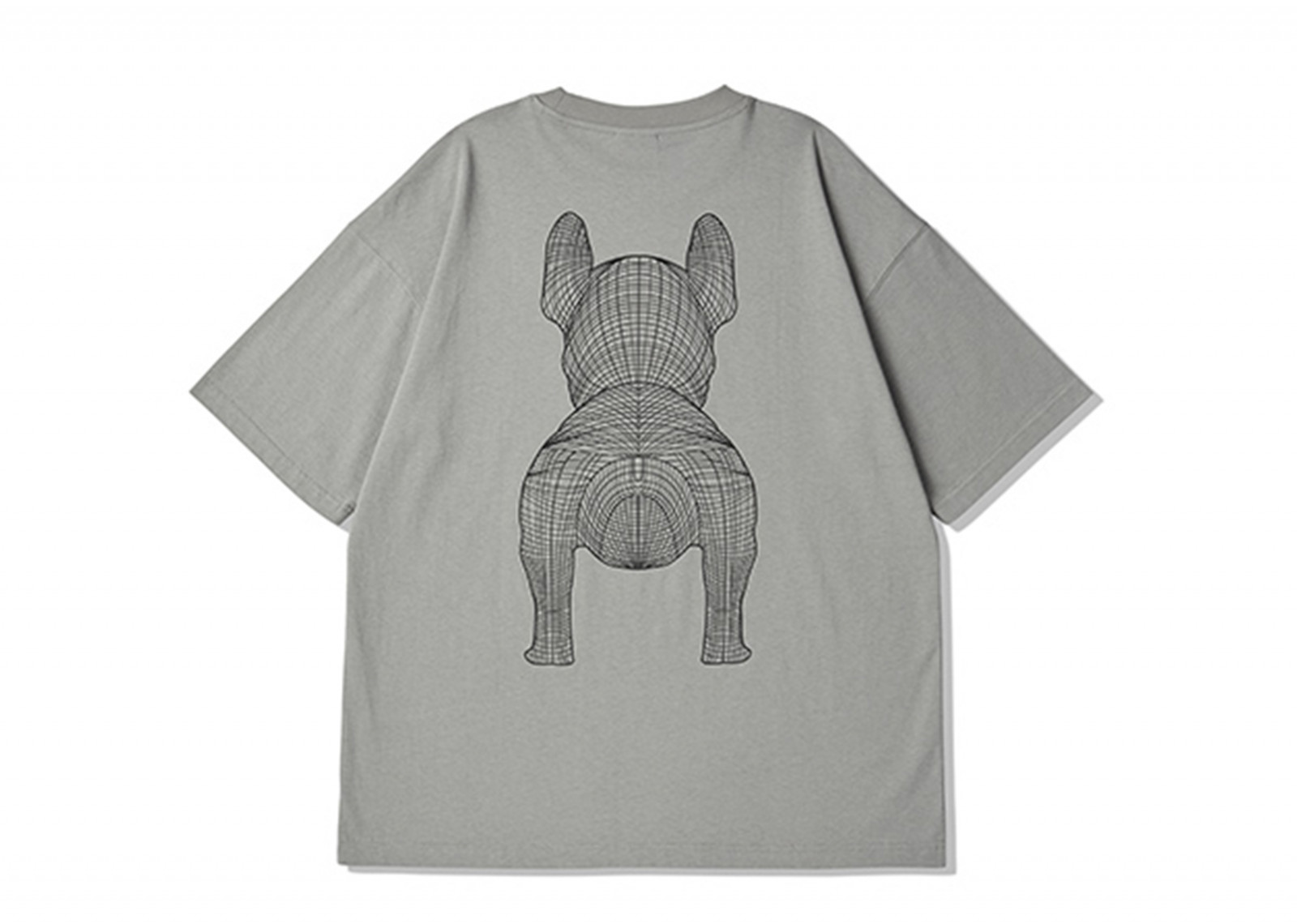 LIFEWORK KOREA BIG LADOK SHORT-SLEEVED T-SHIRT GREY image 2