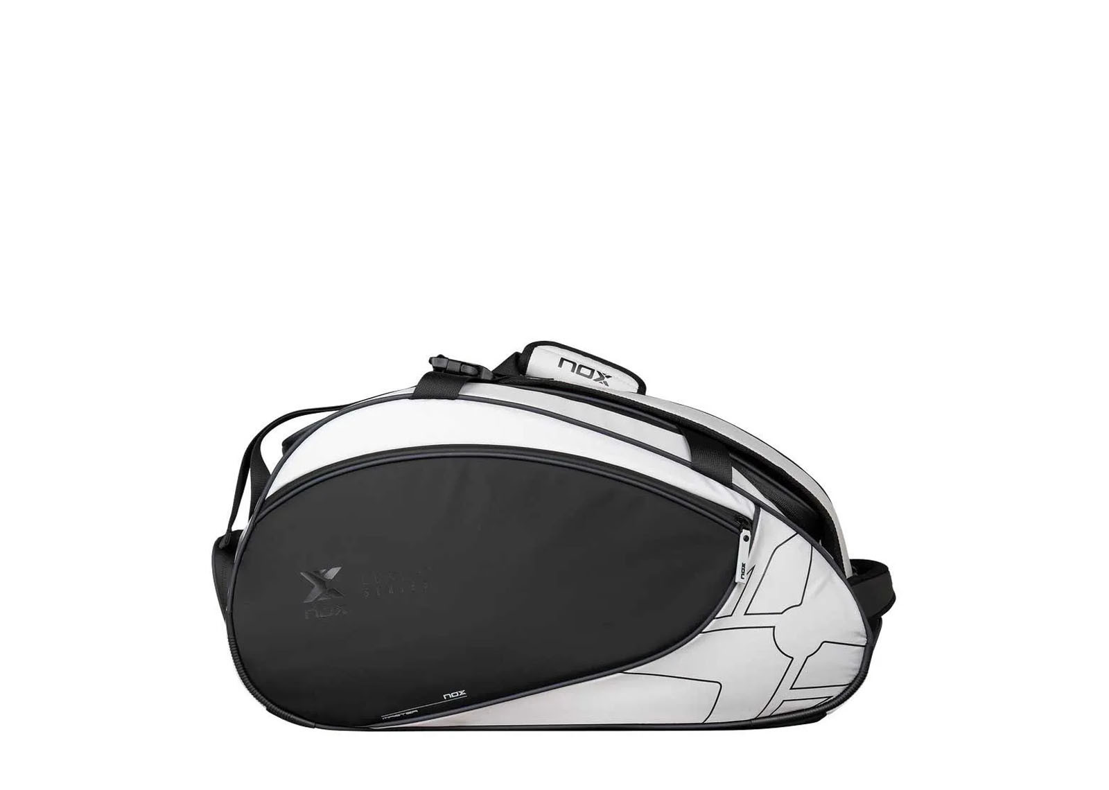 NOX LUXURY MASTER SERIES BLACK WHITE PADEL BAG image 1