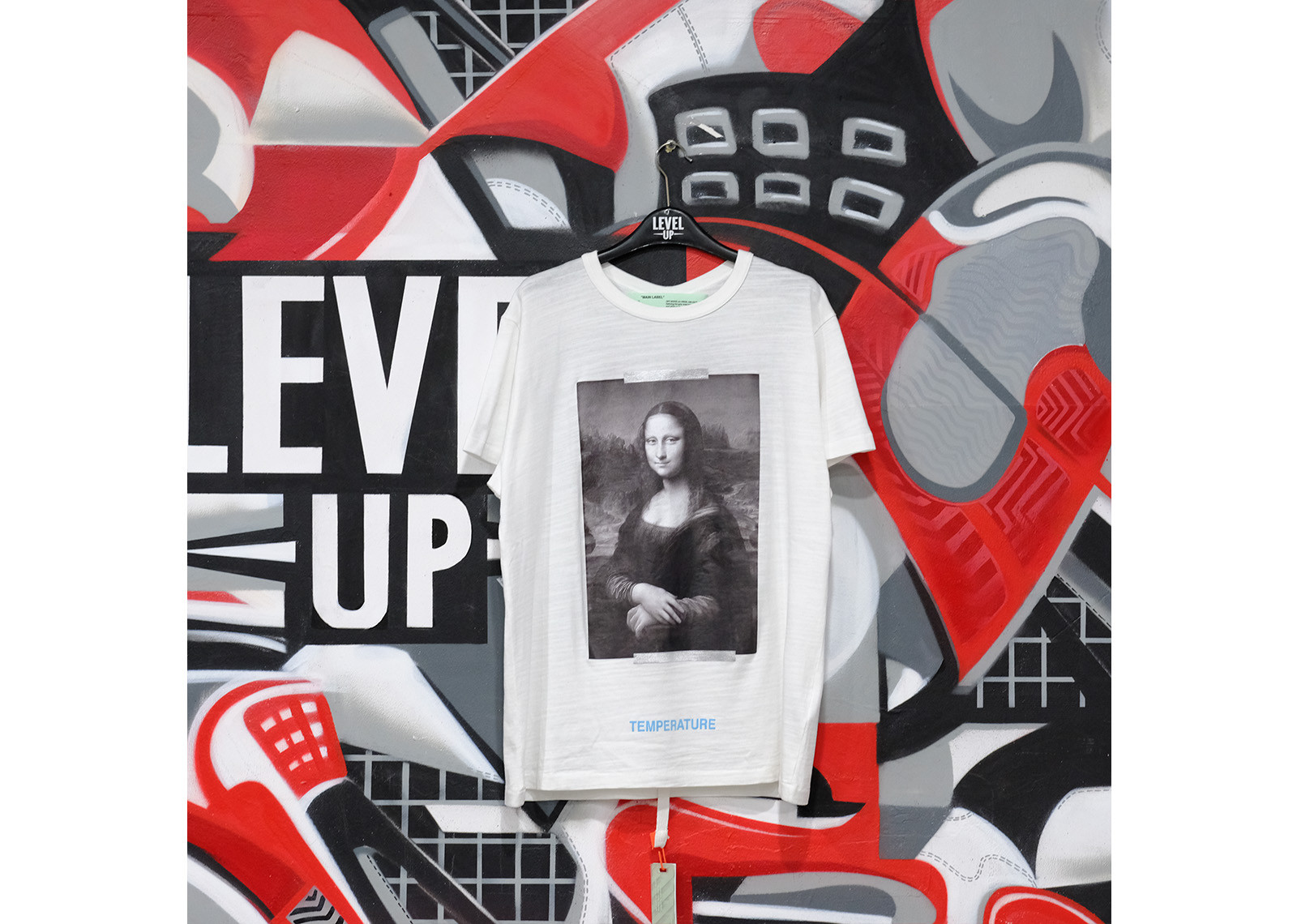 OFF WHITE MONALISA WHITE TEE image 1
