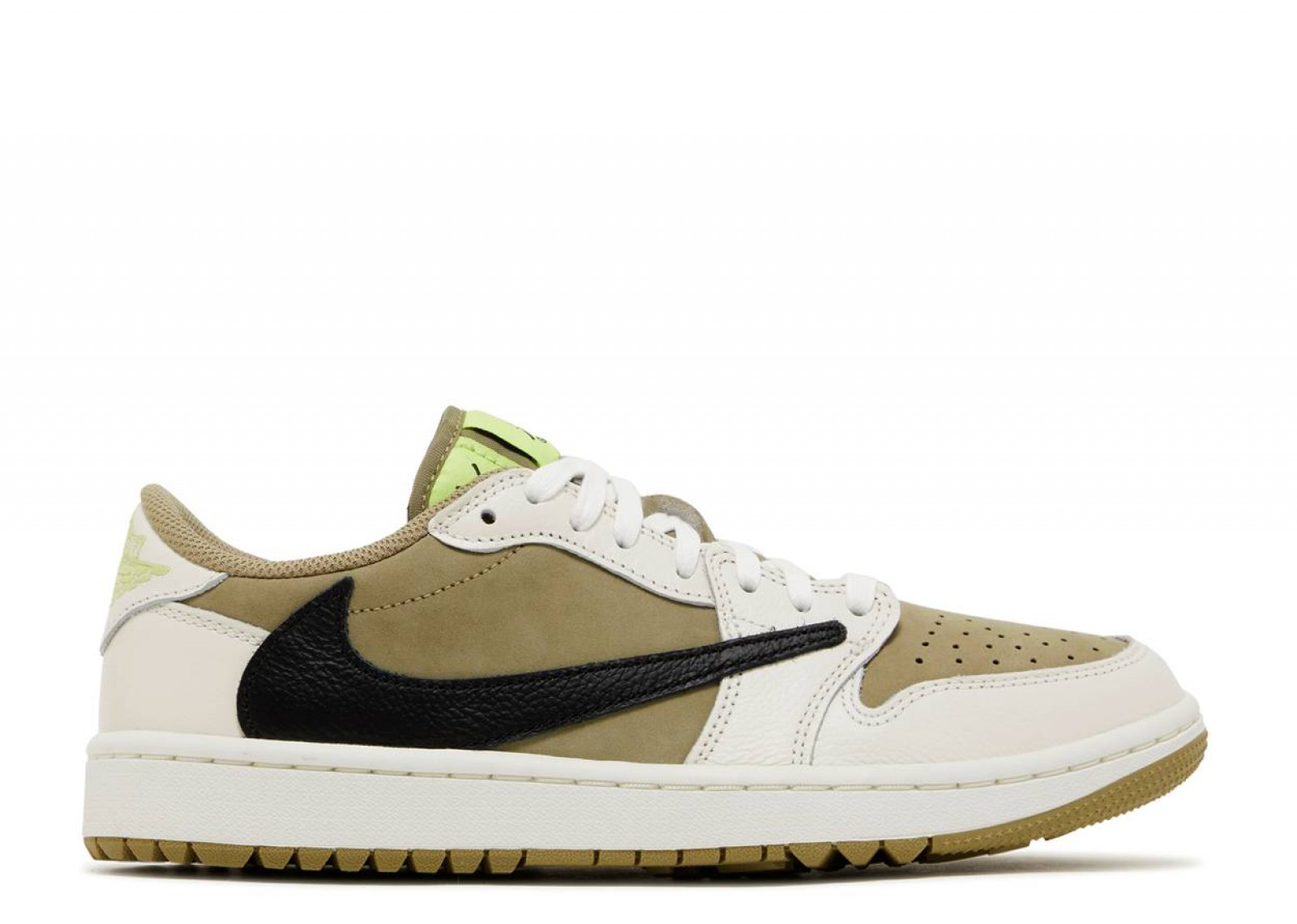 TRAVIS SCOTT X AIR JORDAN 1 LOW GOLF NEUTRAL OLIVE image 1
