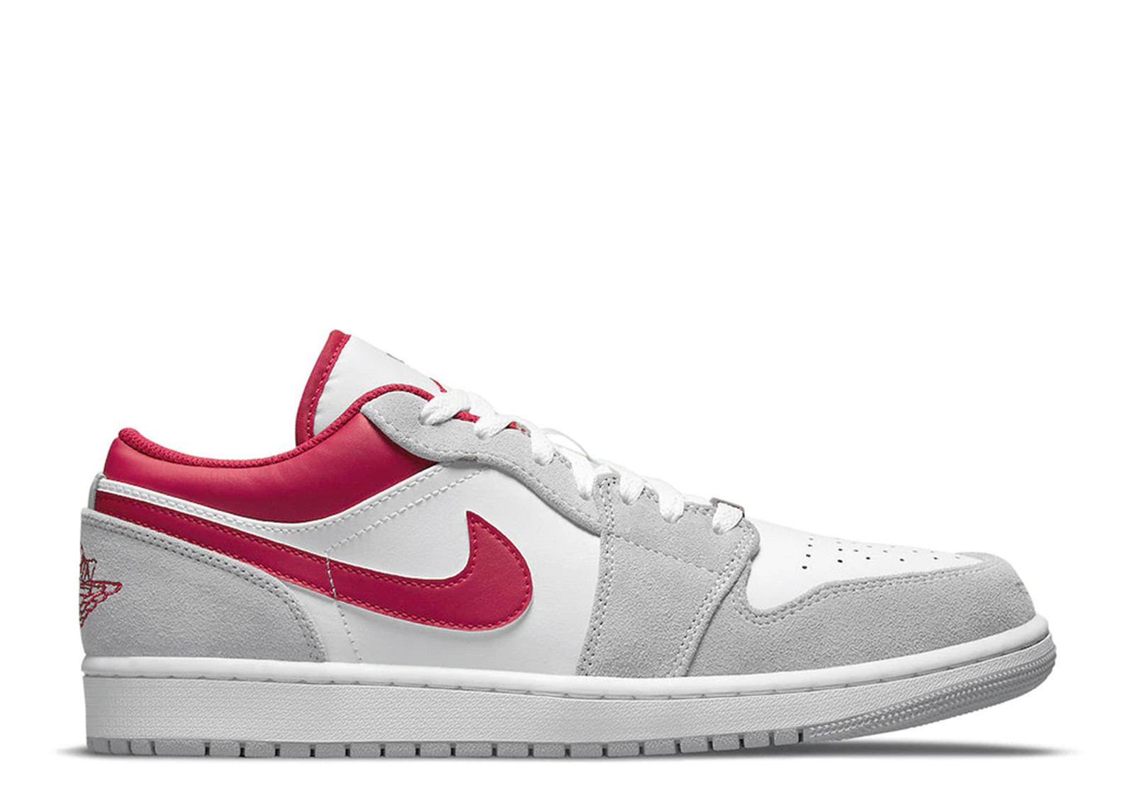 AIR JORDAN 1 LOW SE GREY RED image 1