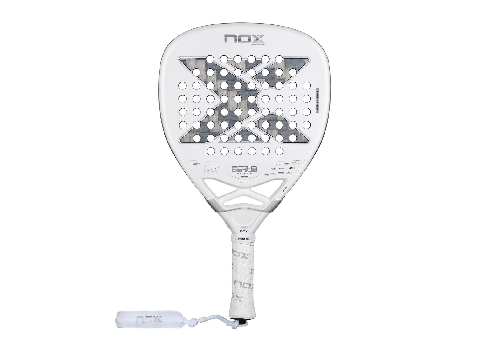 NOX AT10 ATTACK 12K ALUM XTREME BY AGUSTIN TAPIA PADEL RACKET 2026 image 1