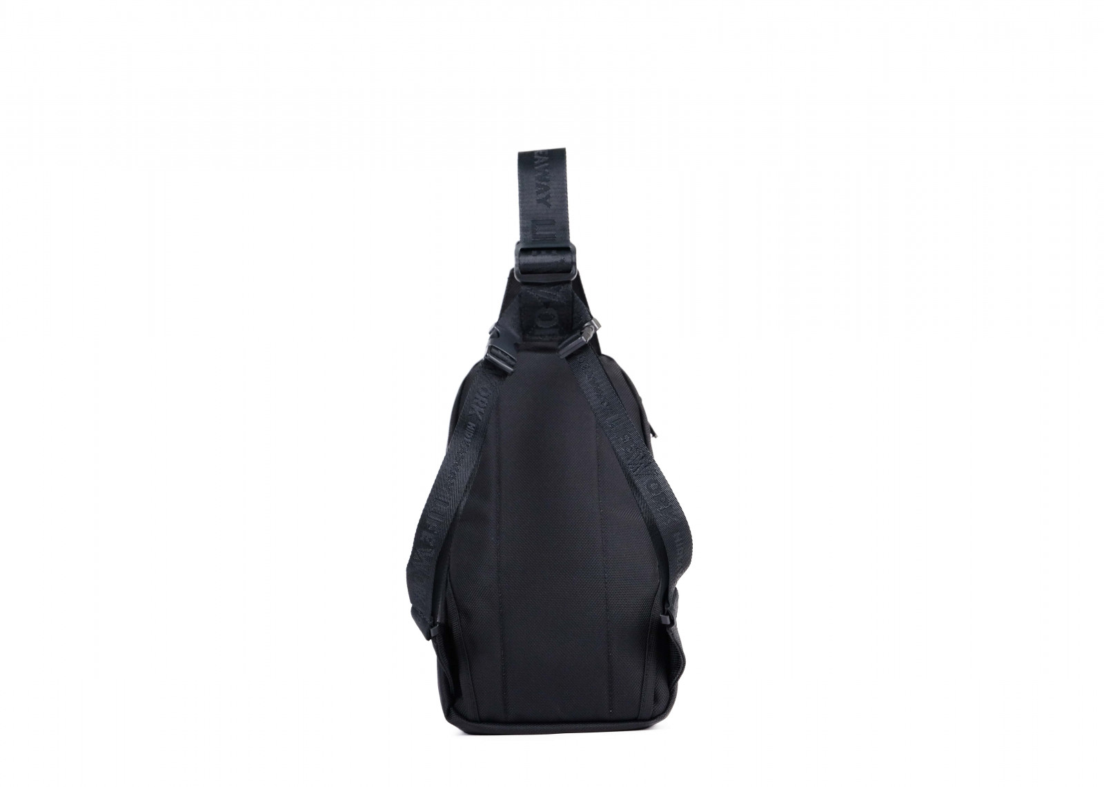 LIFEWORK KOREA SQUARE WAFFEN TWO POCKET SLINGBAG BLACK image 3