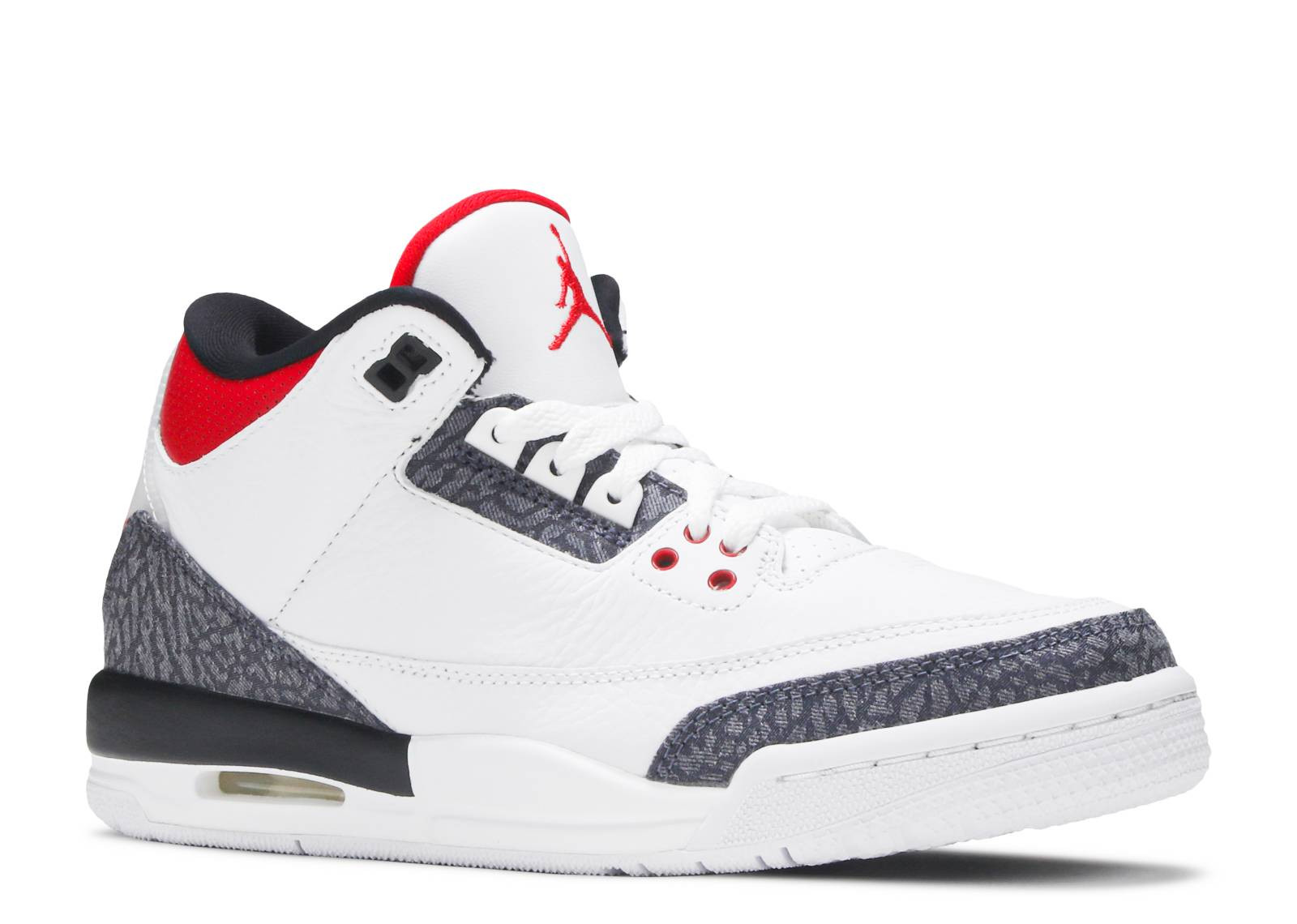 AIR JORDAN 3 DENIM FIRE RED (GS) image 2