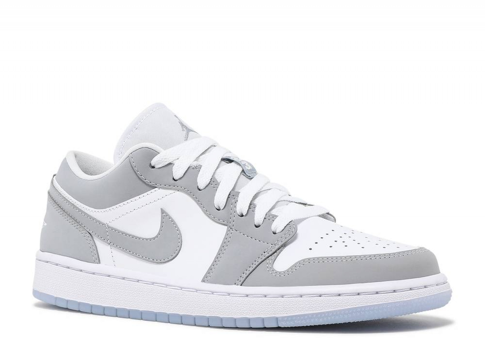 AIR JORDAN 1 LOW WHITE WOLF GREY W | Level Up