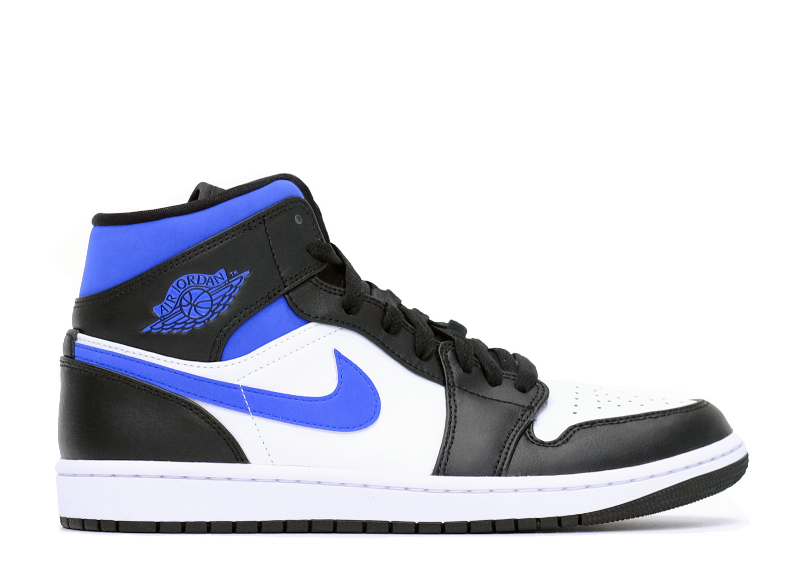AIR JORDAN 1 MID WHITE ROYAL image 1