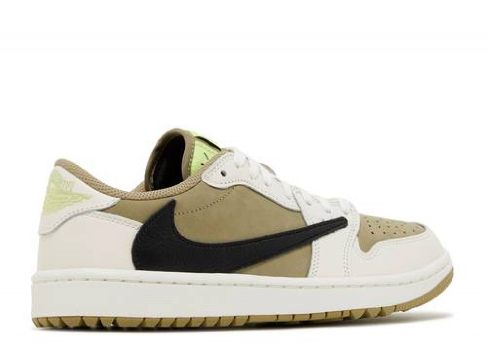 TRAVIS SCOTT X AIR JORDAN 1 LOW GOLF NEUTRAL OLIVE image 3