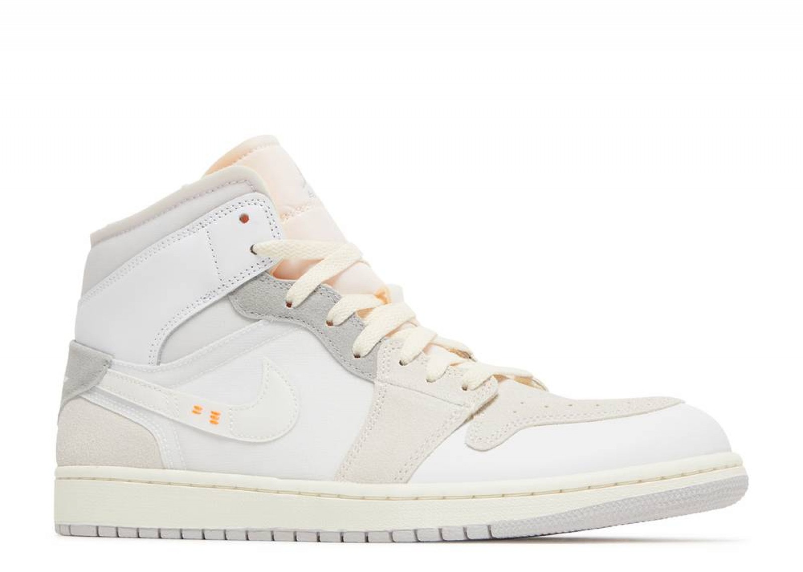 AIR JORDAN 1 MID SE CRAFT INSIDE OUT CREAM WHITE GREY image 2