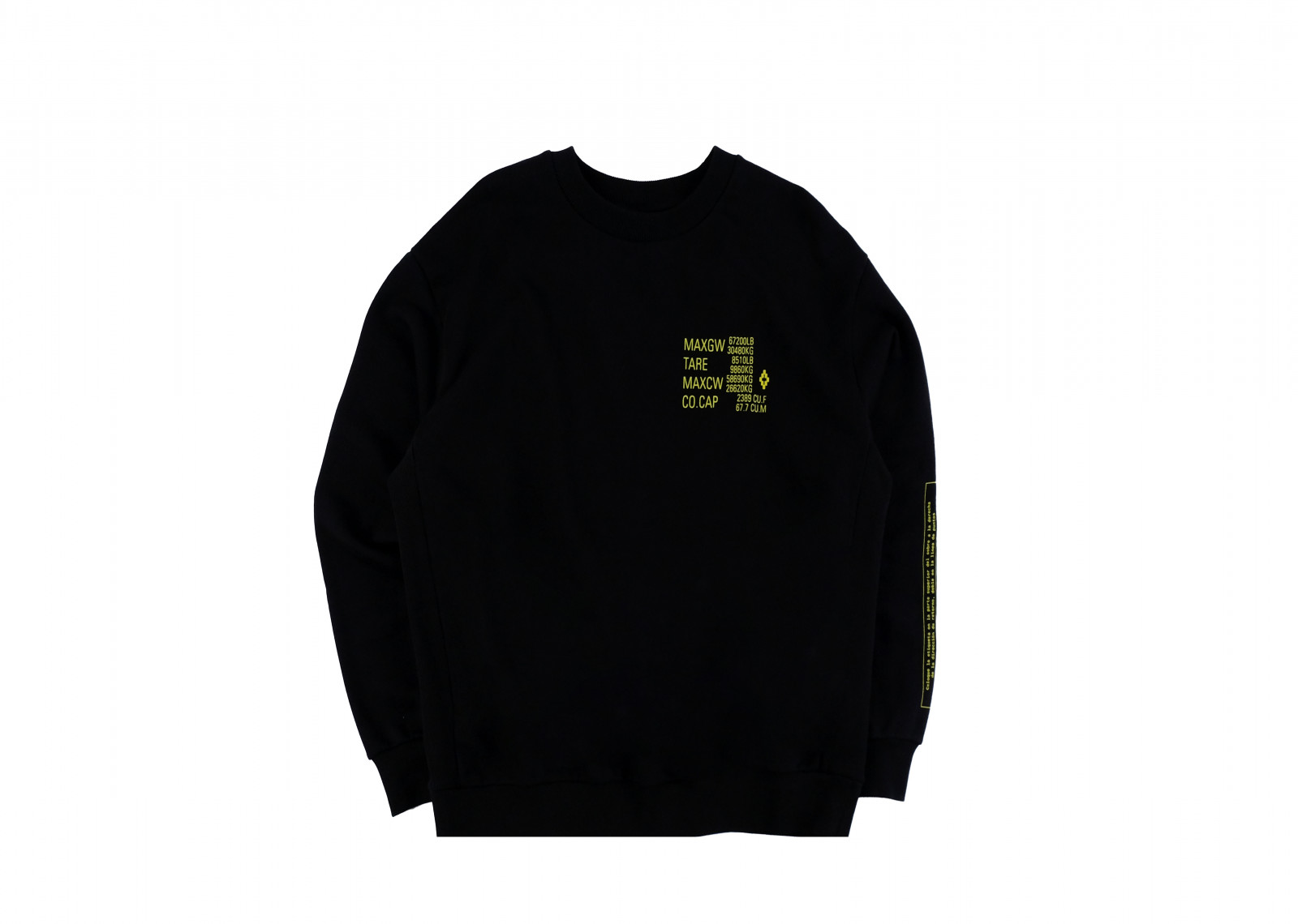 MARCELO BURLON SS20 FALLS OVER BLACK LIME image 2