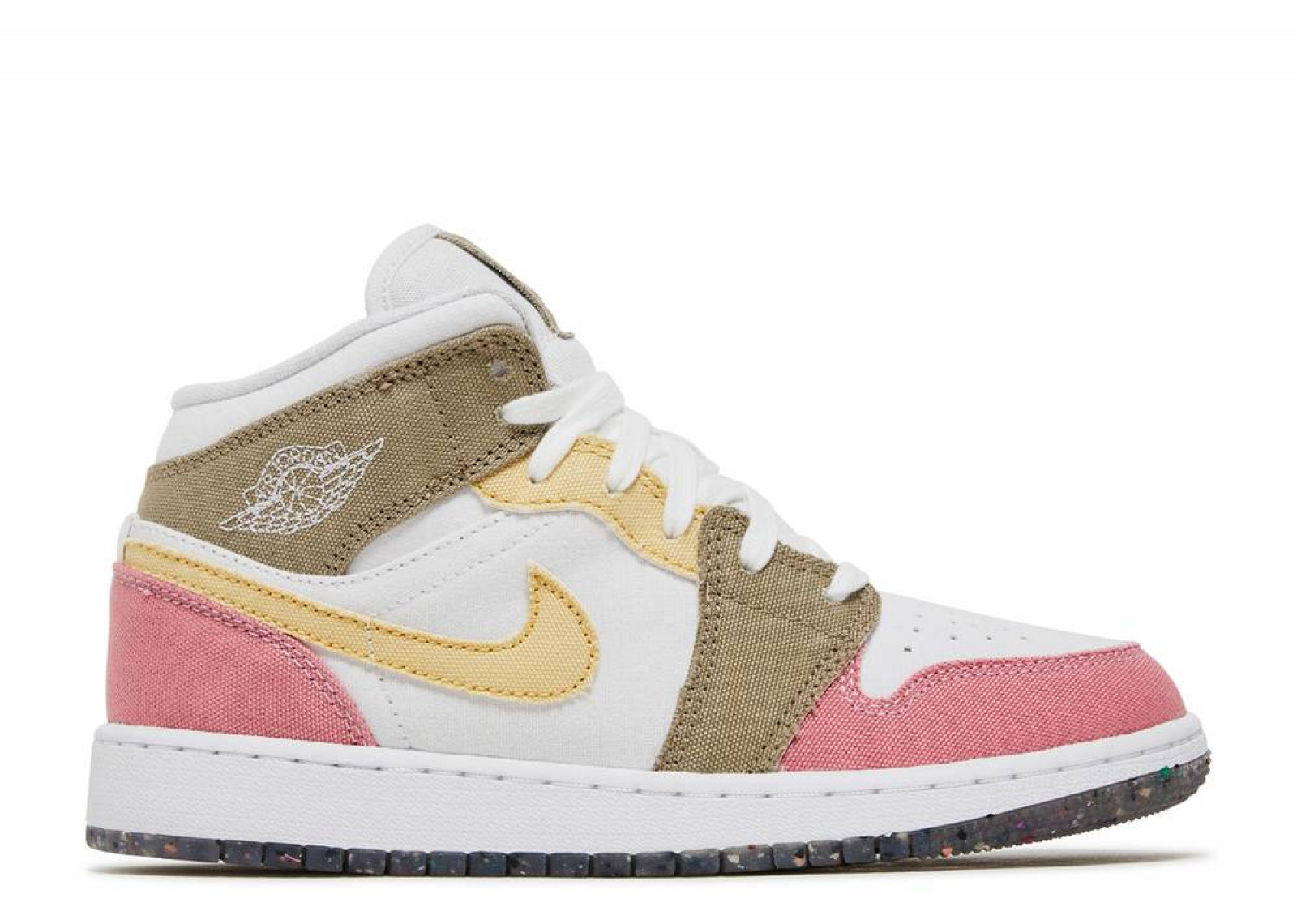 AIR JORDAN 1 MID SE GS PASTEL GRIND image 1