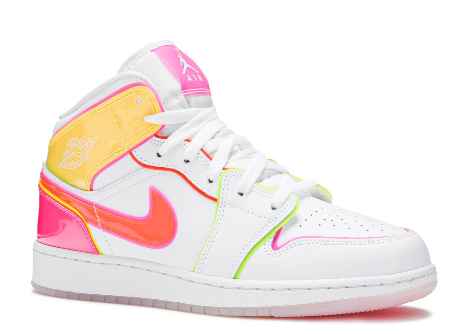 AIR JORDAN 1 MID EDGE GLOW (GS) image 2