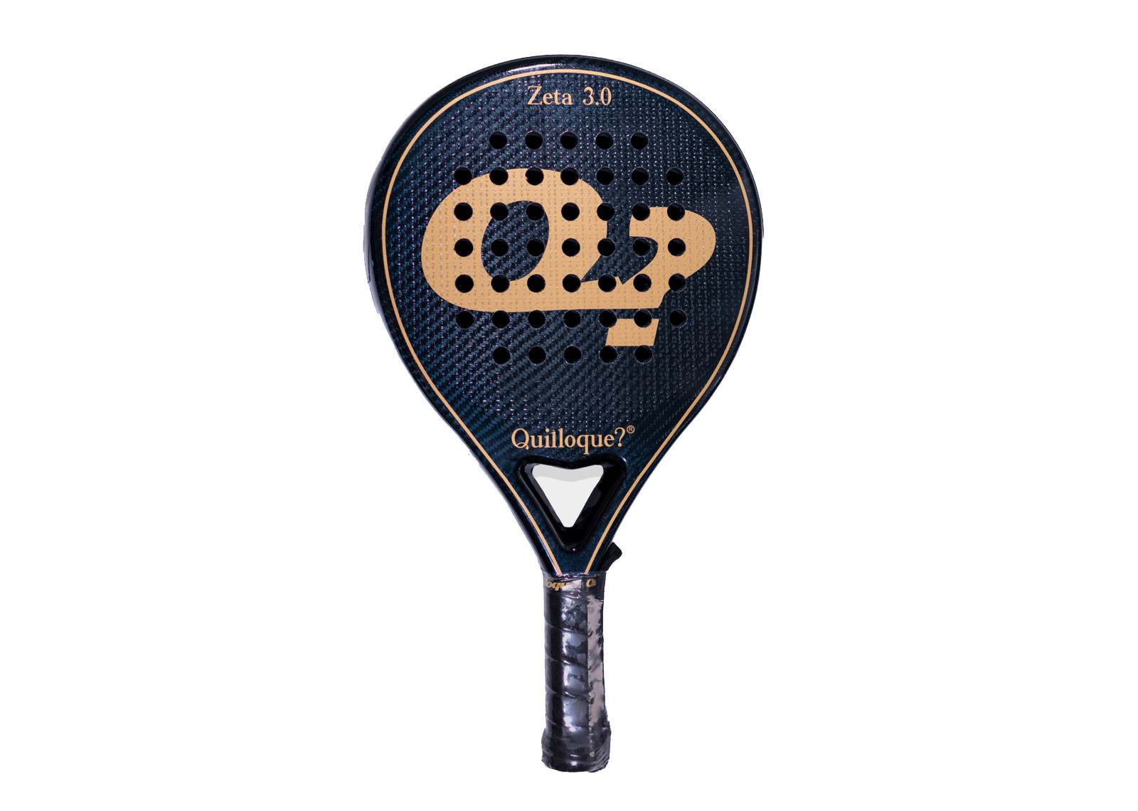 QUILLOQUE ZETA 3.0 BLUE 3K PADEL RACKET EX TACTICAL EL JAFE image 1