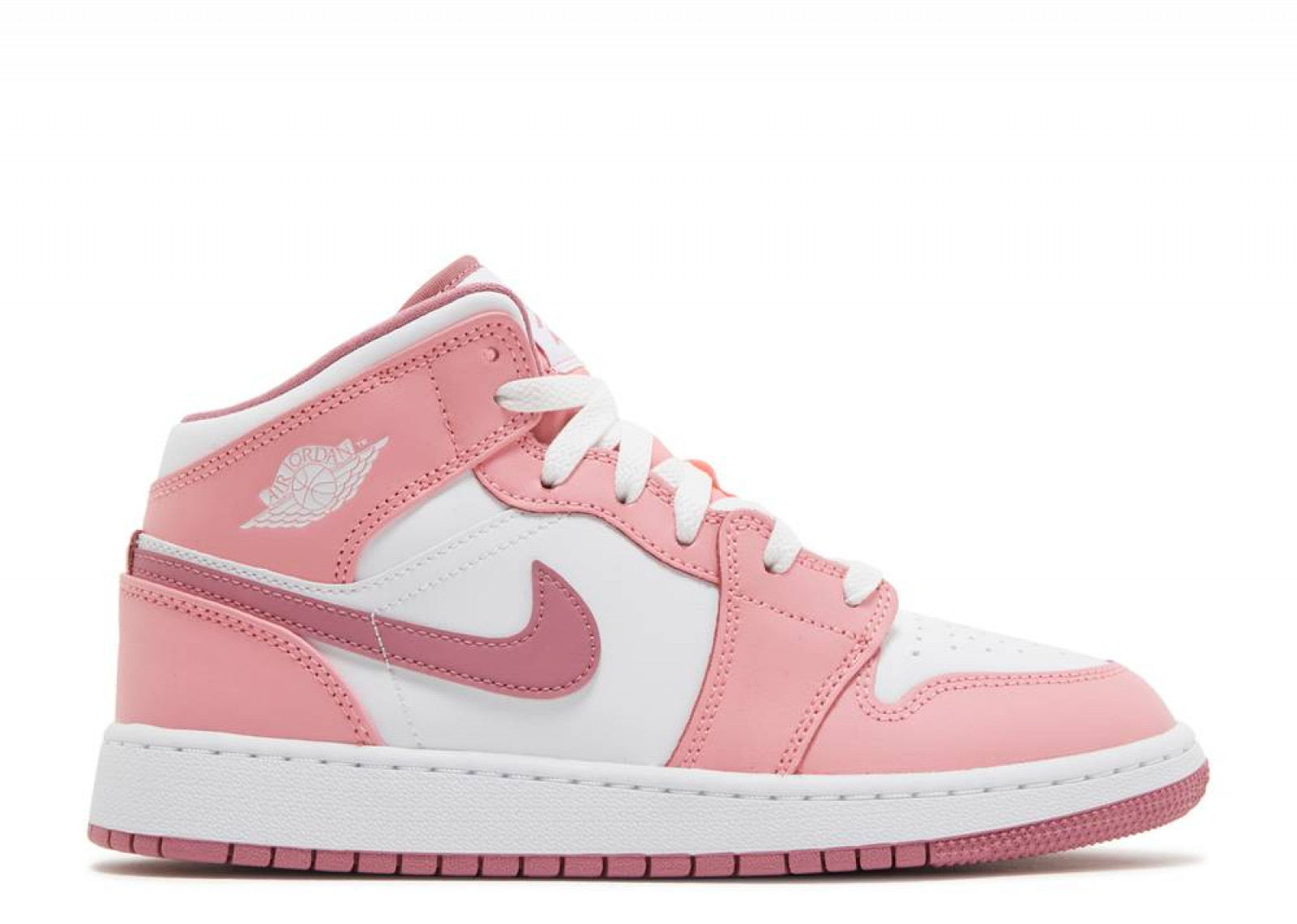 AIR JORDAN 1 MID CORAL CHALK image 1