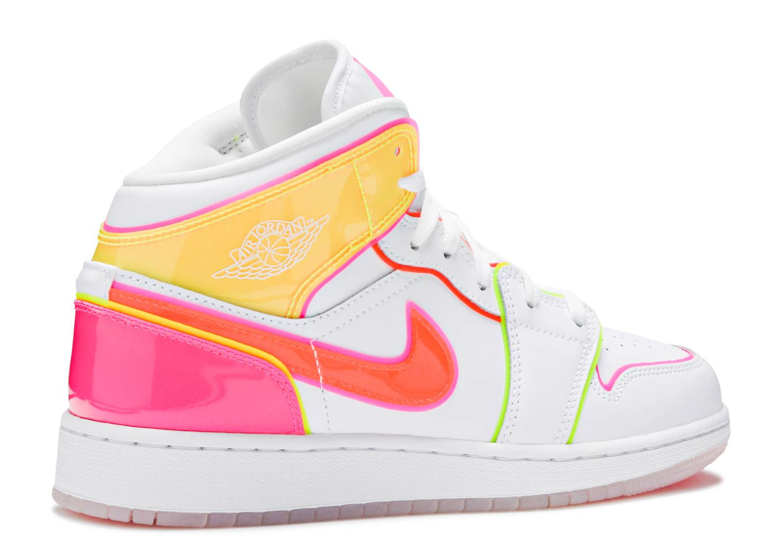 AIR JORDAN 1 MID EDGE GLOW (GS) image 3