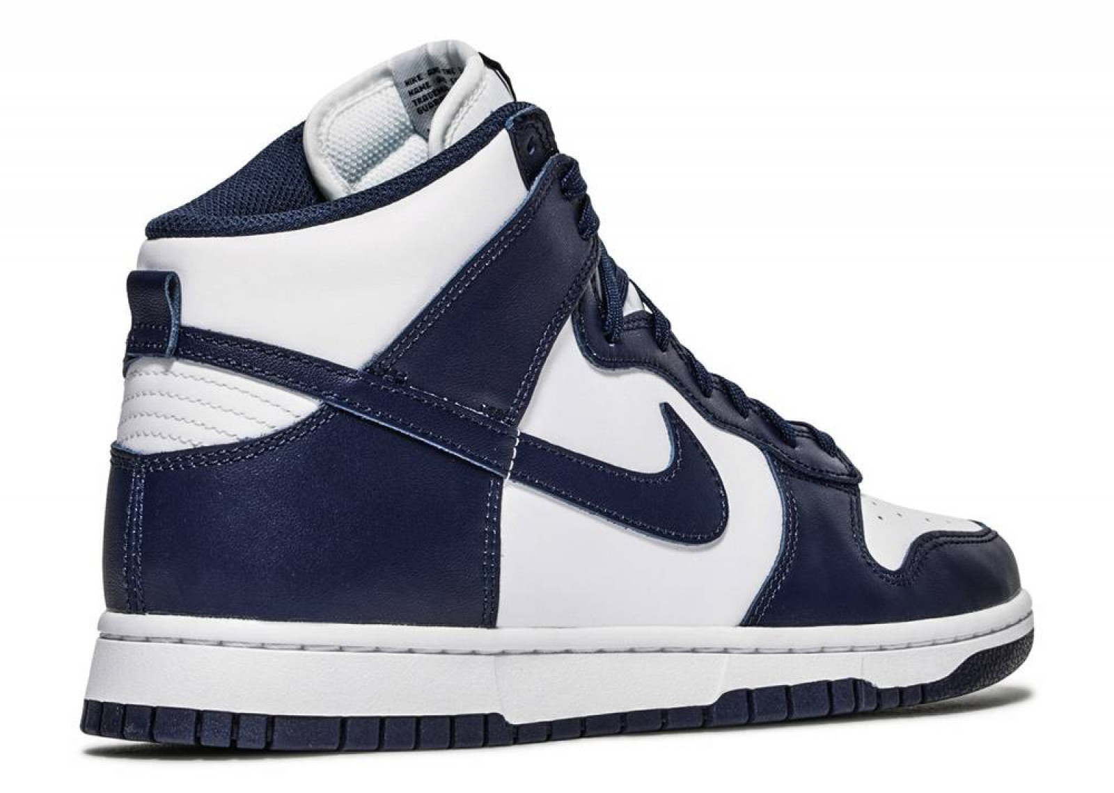 notre dunk high navy