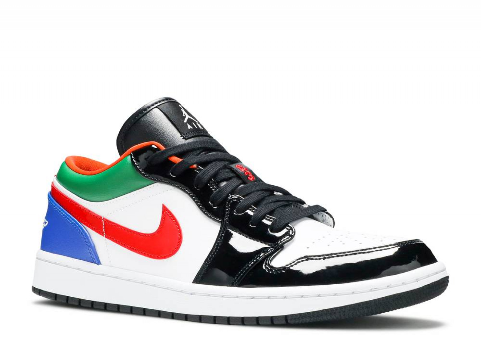 black multicolor jordan 1