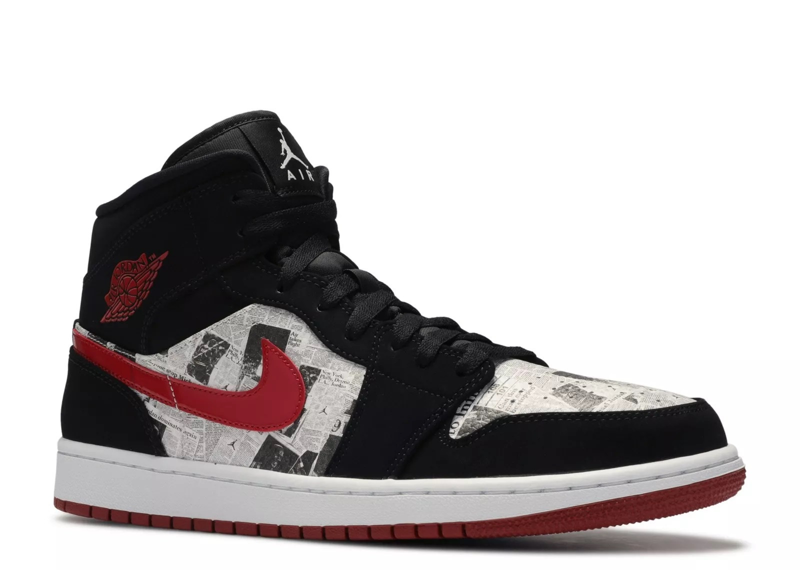 AIR JORDAN 1 MID SE "NEWSPAPER" image 2