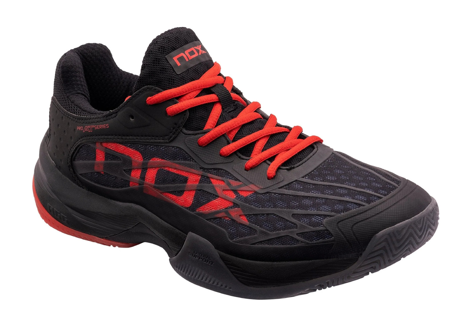 NOX AT10 LUX PADEL SHOES BLACK RED image 2