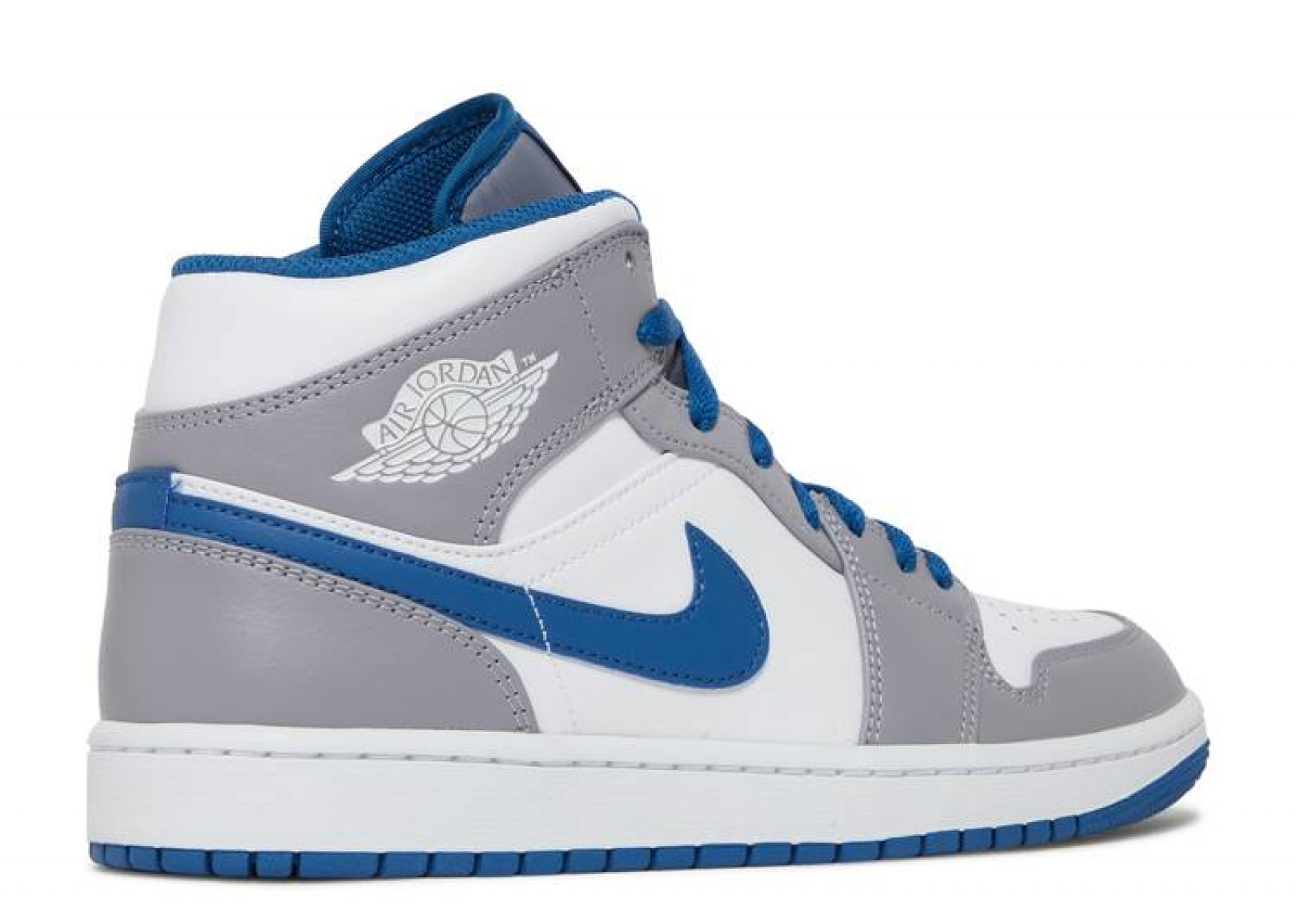 AIR JORDAN 1 MID TRUE BLUE image 3