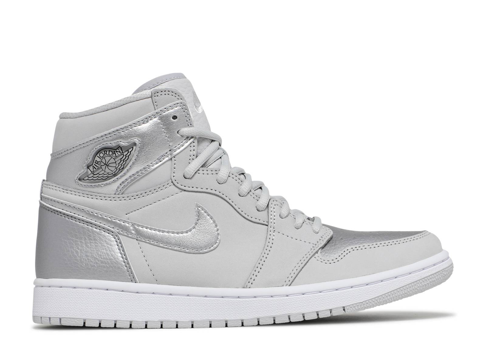 AIR JORDAN 1 RETRO HIGH OG CO.JP METALLIC SILVER image 1