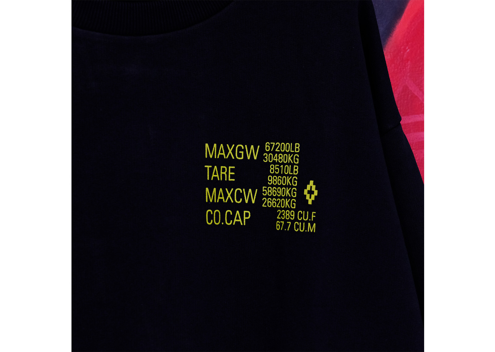 MARCELO BURLON SS20 FALLS OVER BLACK LIME image 3