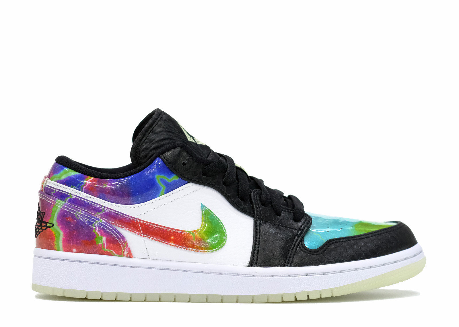 AIR JORDAN 1 LOW GALAXY "GLOW IN THE DARK" image 1