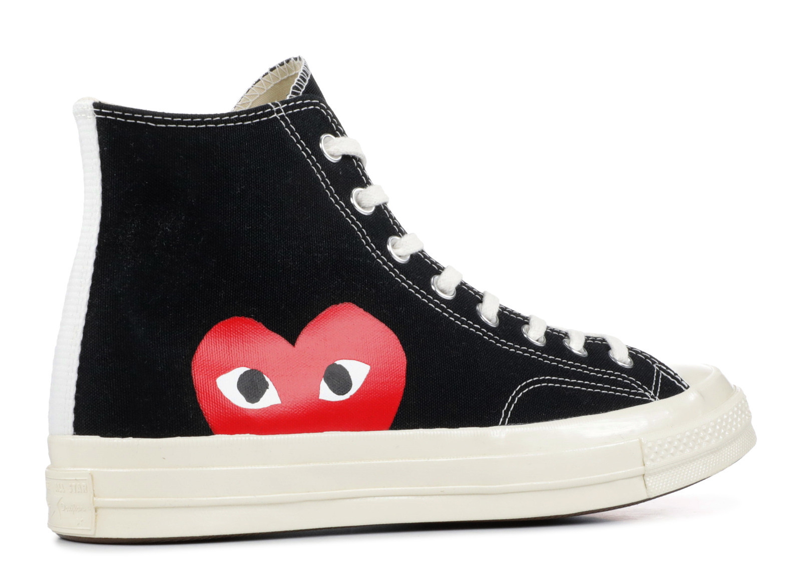 CONVERSE CHUCK 70 HI X COMME DES GARCONS PLAY BLACK" image 3