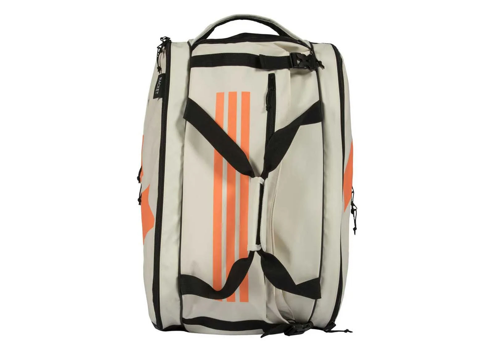 ADIDAS MULTIGAME PADEL BAG OFF WHITE ORANGE 2026 image 4