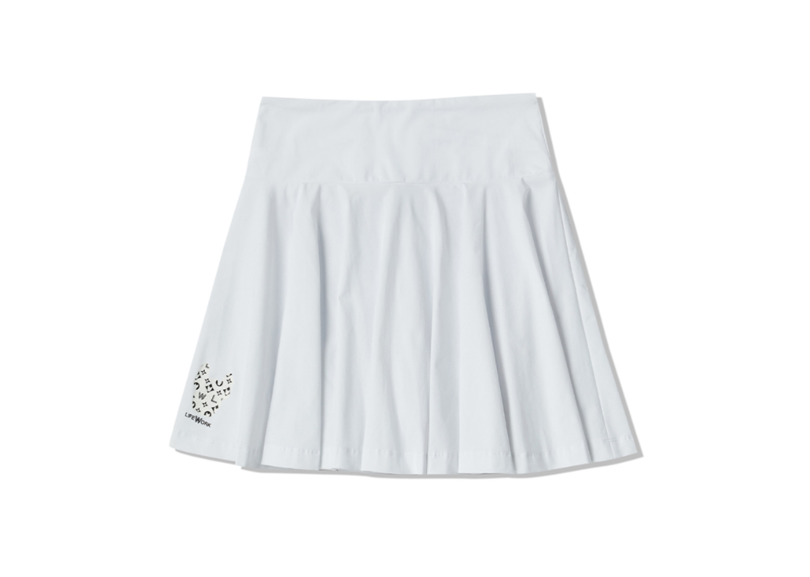 LIFEWORK KOREA VENTURI ACTIVE FLARE SKIRT W WHITE image 1