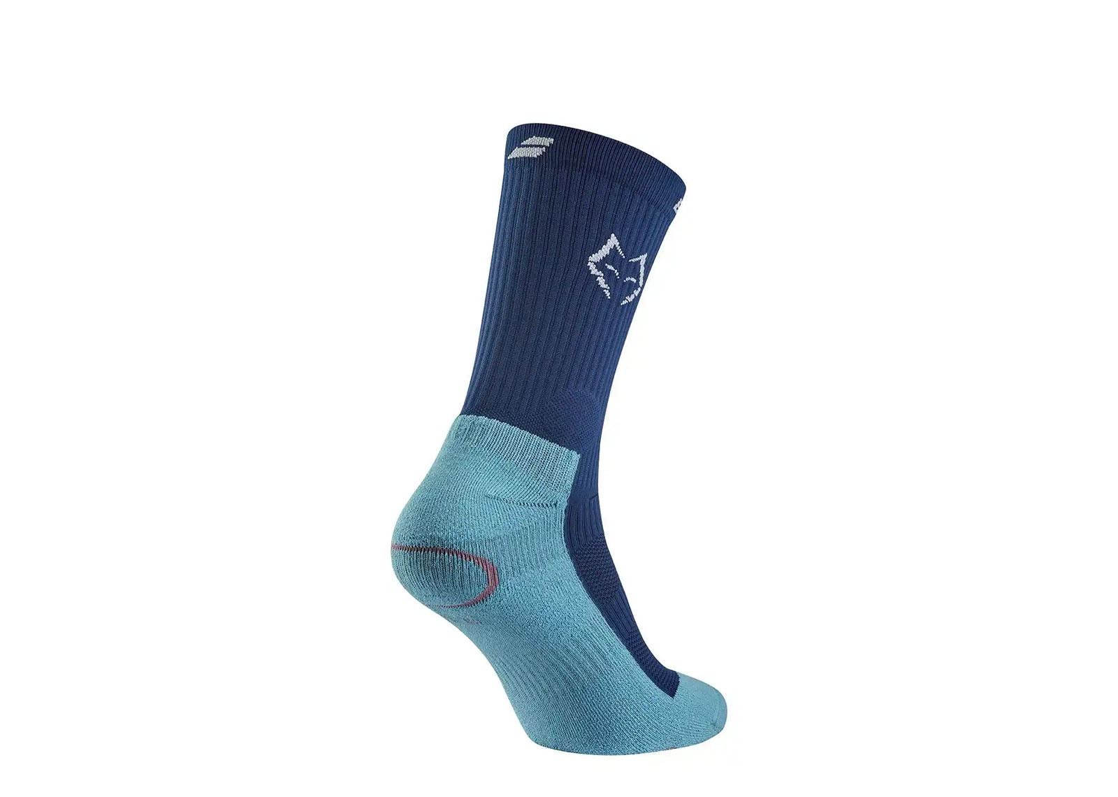 BABOLAT MID CALF SOCKS JUAN LEBRON CYAN BLUE image 2
