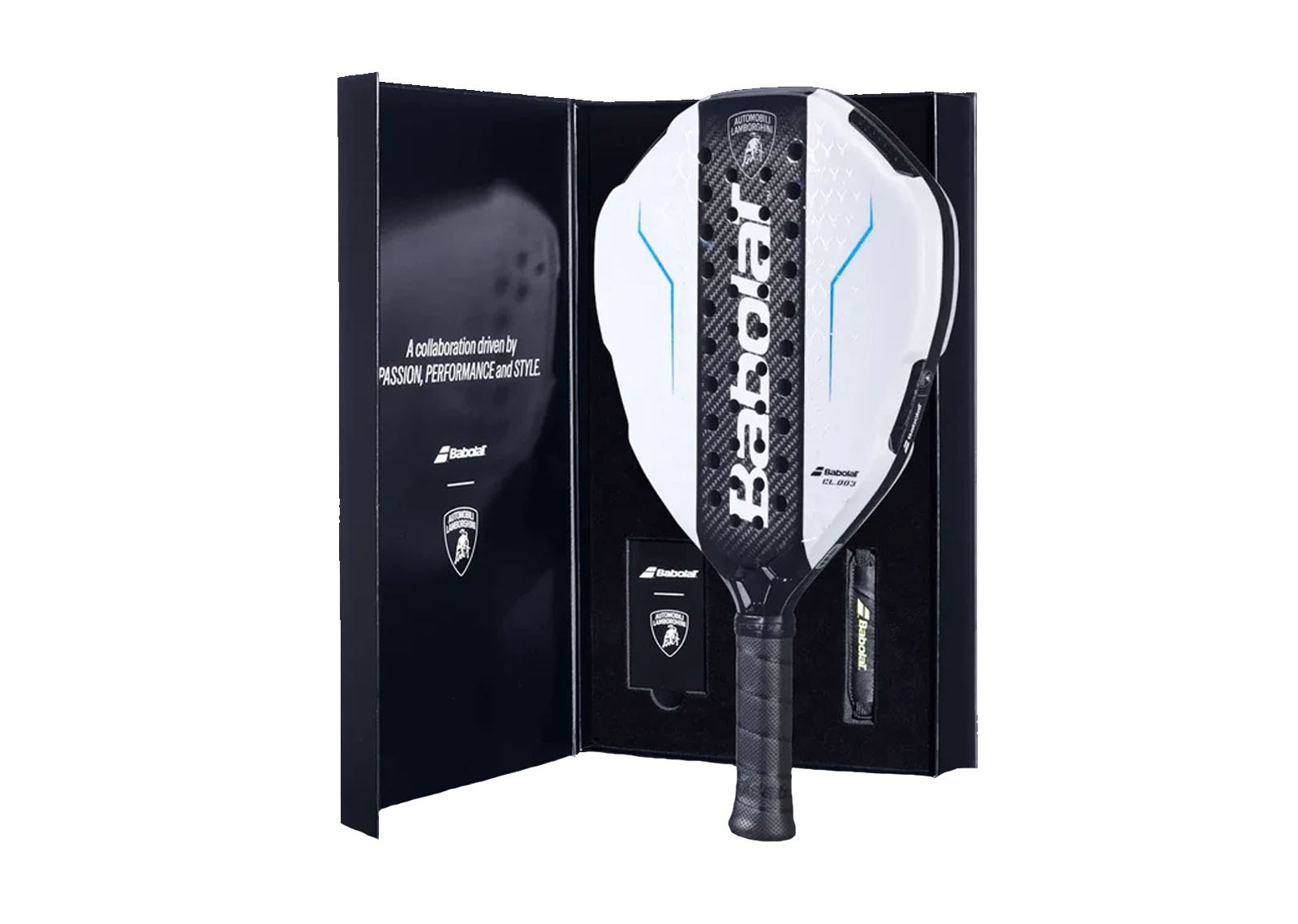 BABAOLAT LAMBORGHINI BL.003 WHITE PADEL RACKET image 6