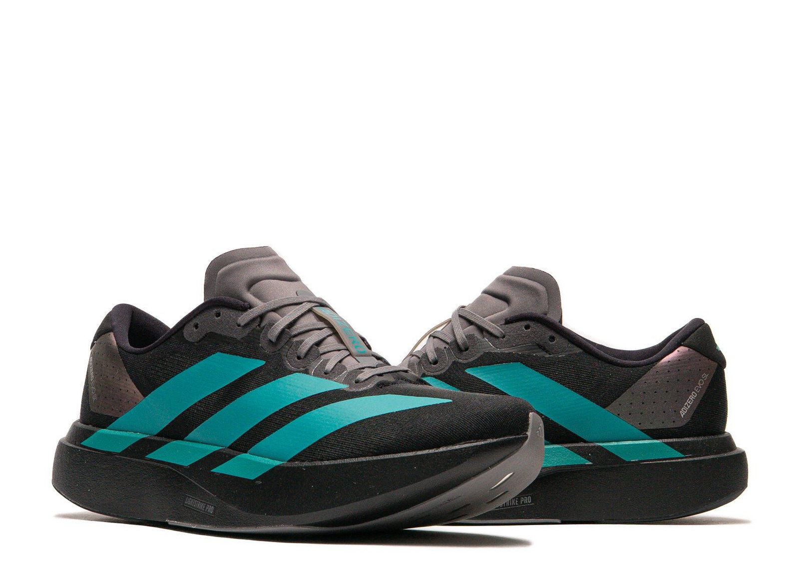 ADIDAS ADIZERO EVO SL M BLACK PURE TEAL image 4
