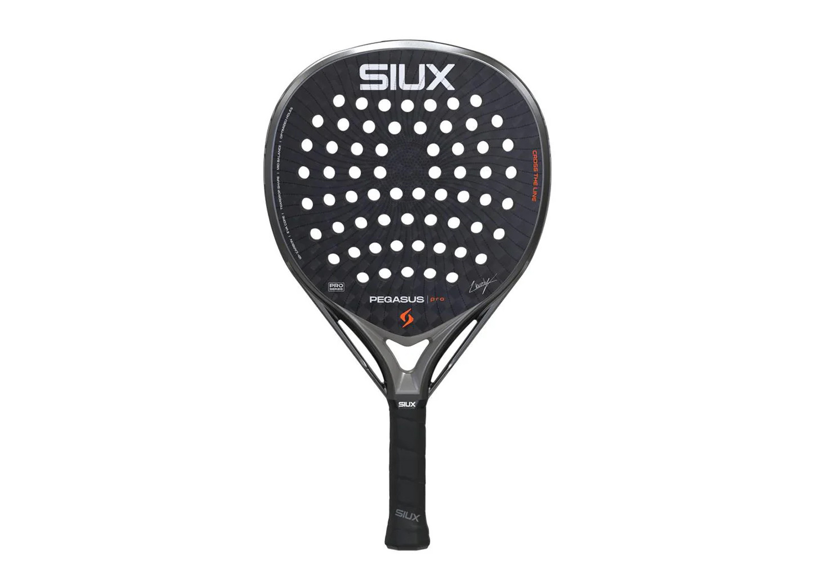 SIUX PEGASUS PRO STORM GREY PADEL RACKET 2026 image 1
