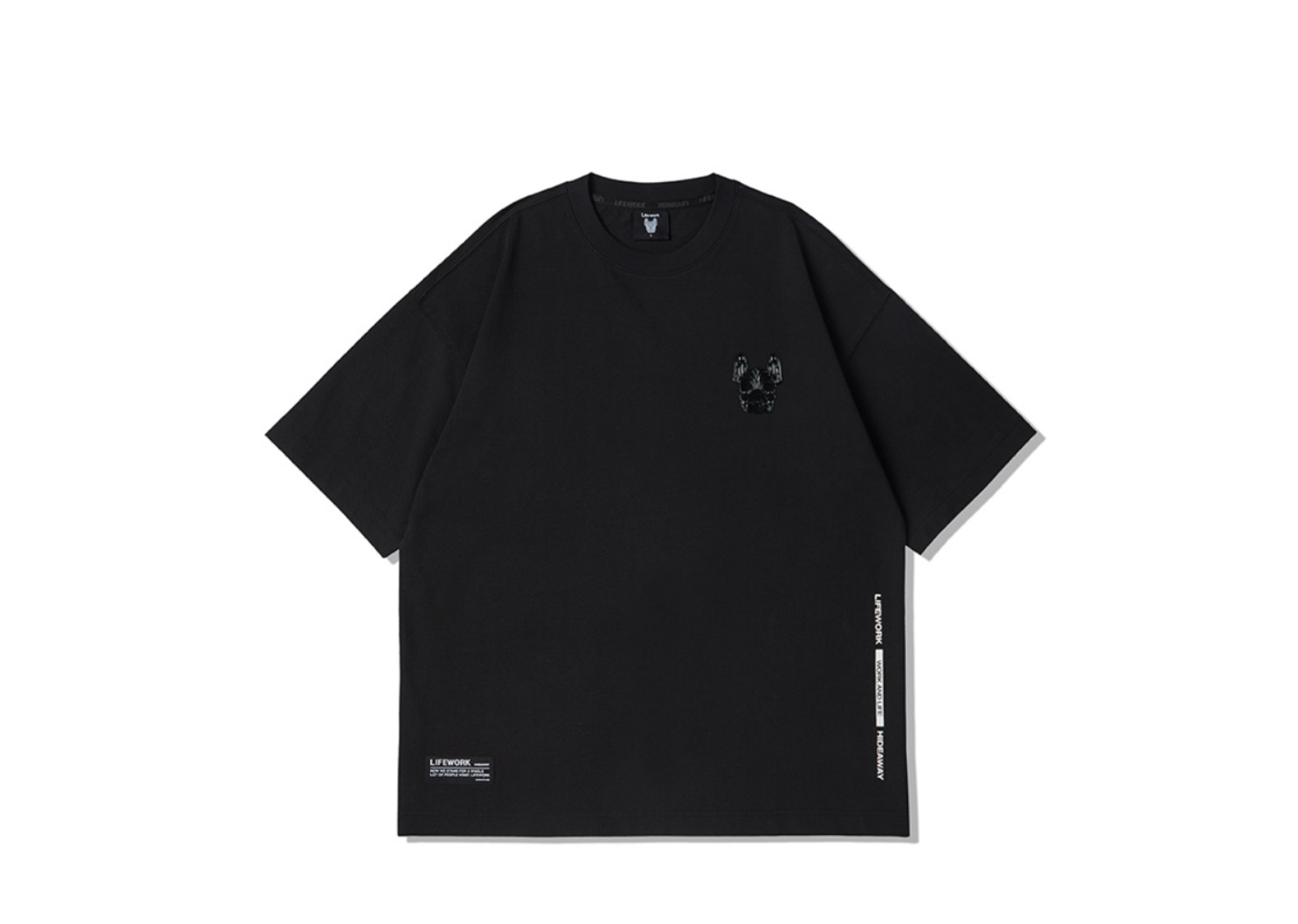 Lifework Korea Ladok  Supima Black Tee image 2