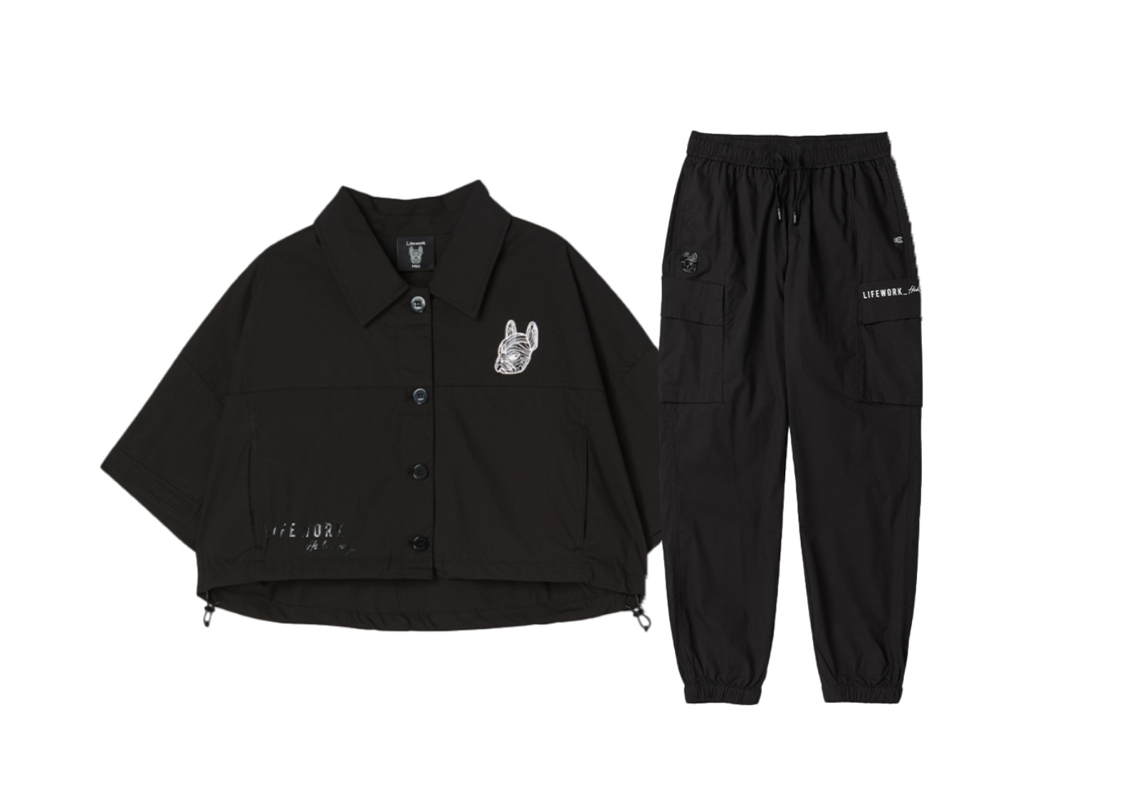 Lifework Korea Logo Drawstring Black W [SETUP] image 1