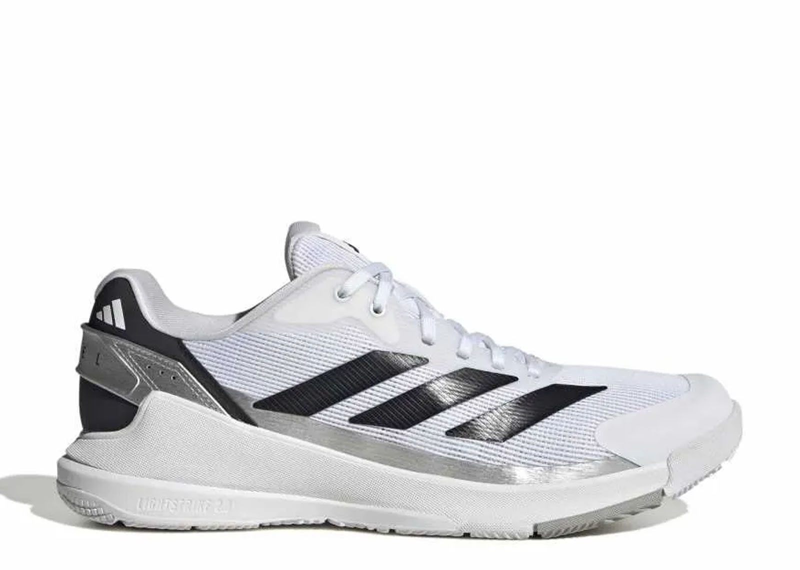 ADIDAS CRAZYQUICK LS PADEL SILVER WHITE BLACK image 1
