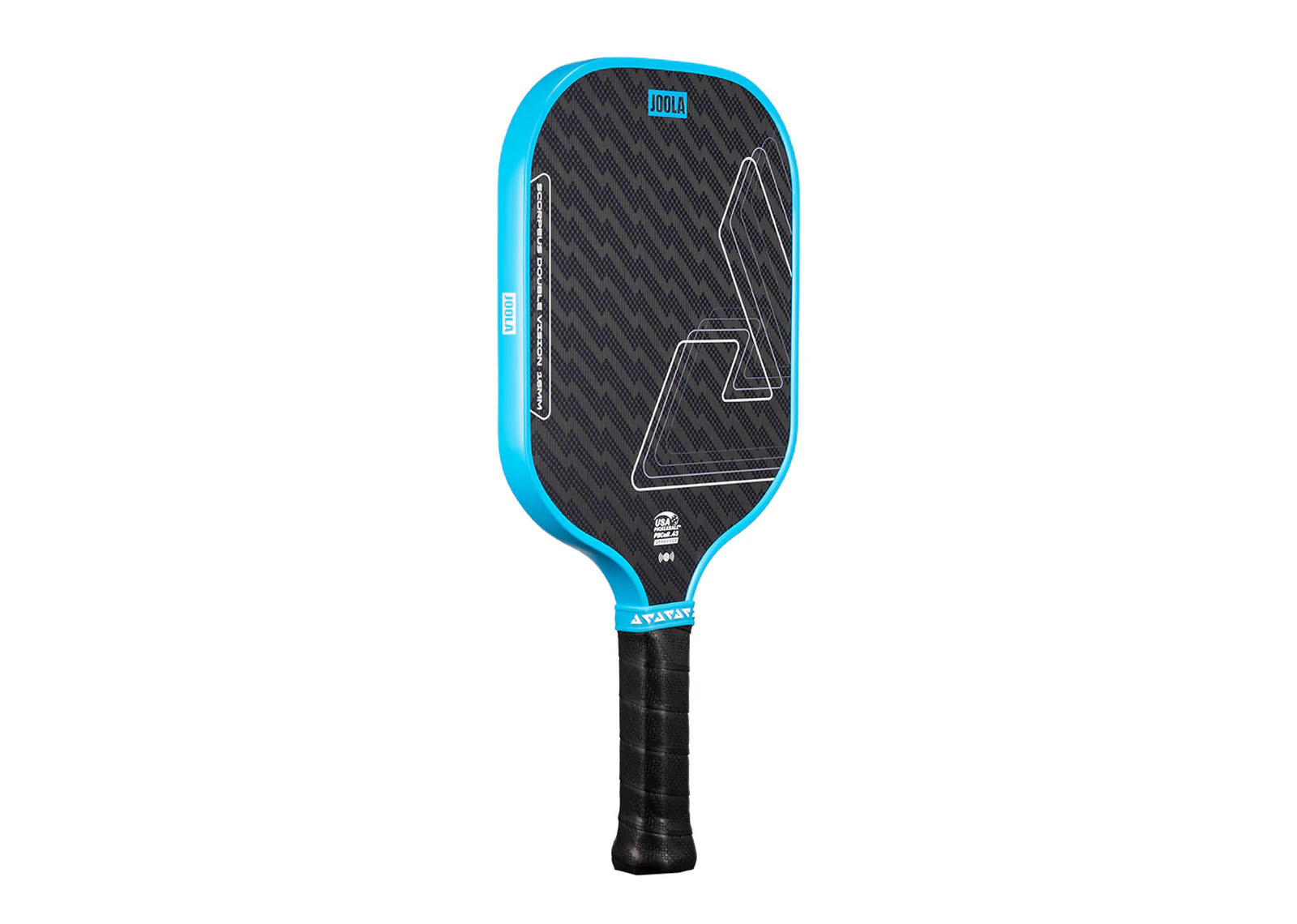 JOOLA SCORPEUS DOUBLE VISION PICKLEBALL PADDLE 16MM BOLT BLUE image 2