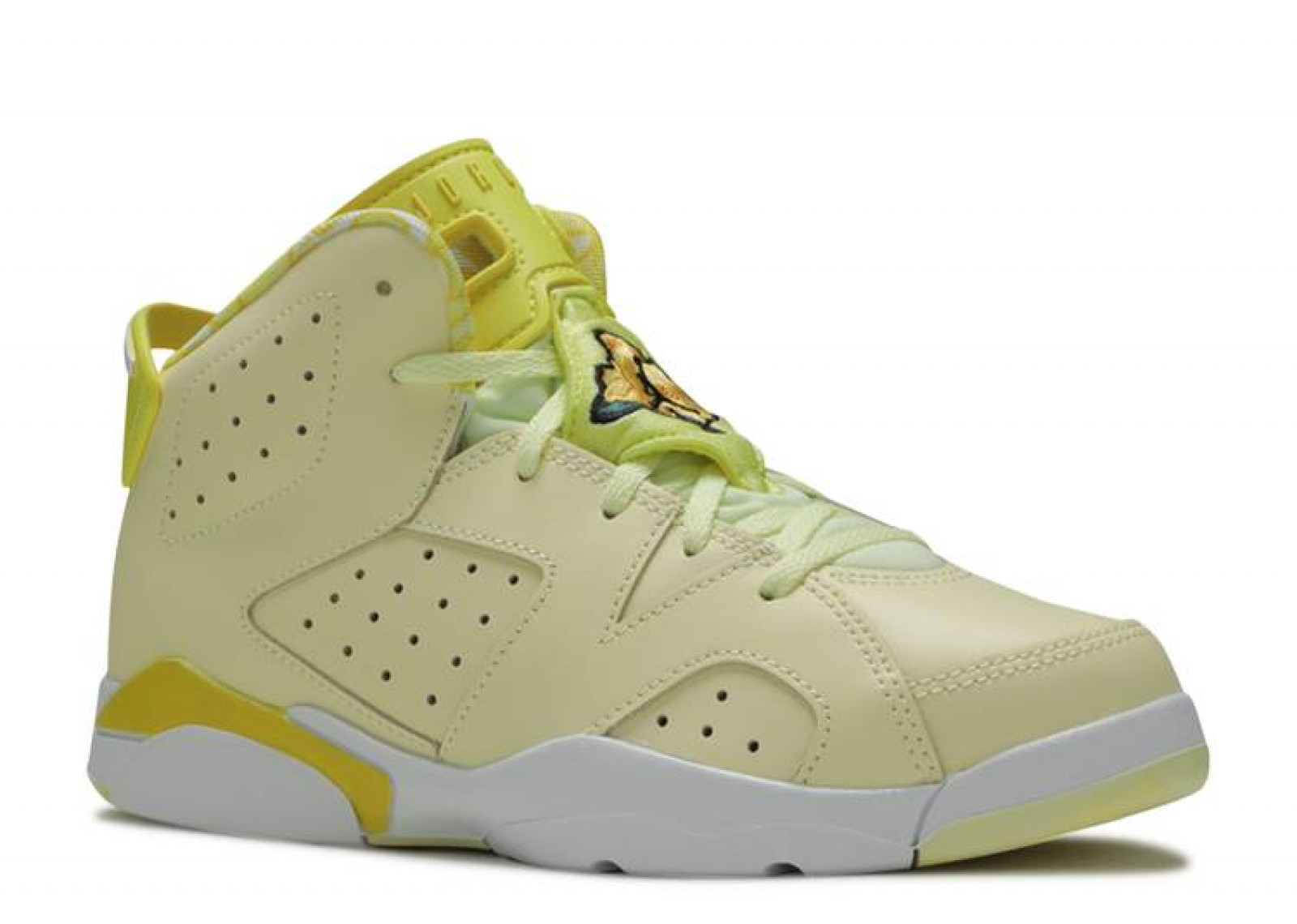 AIR JORDAN 6 RETRO GP YELLOW FLORAL (PS) image 2