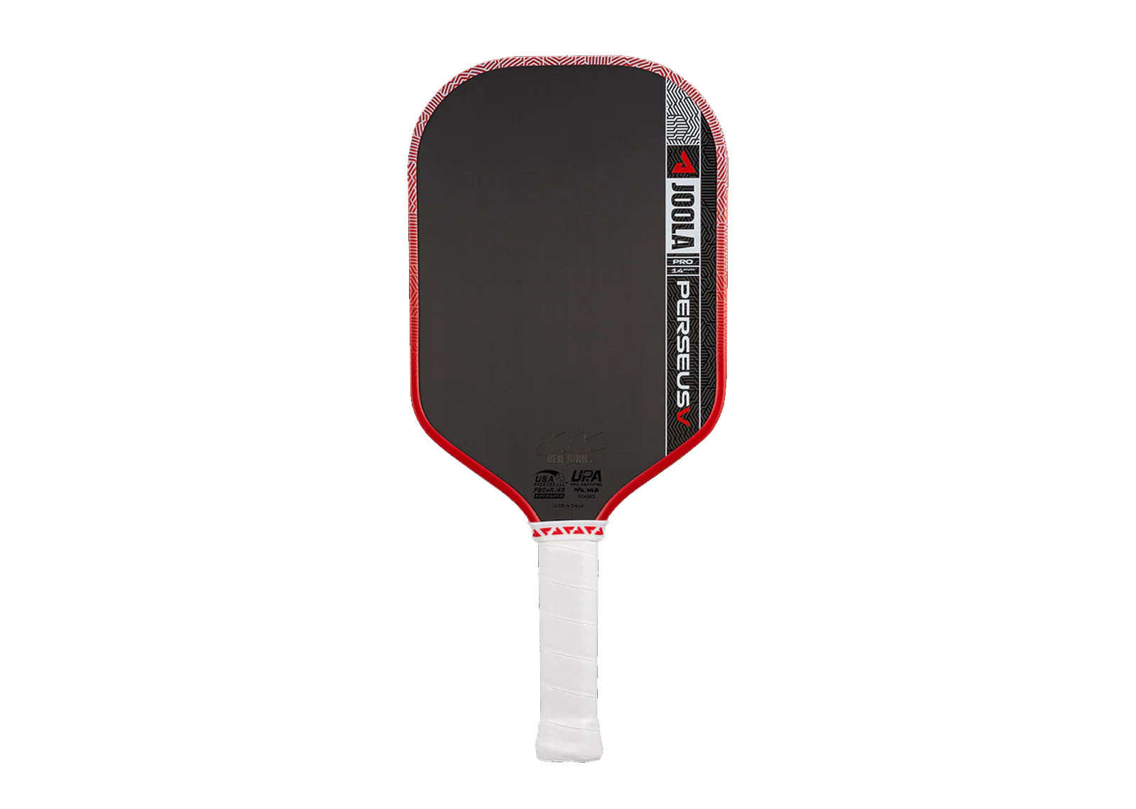 JOOLA PERSEUS PRO V BEN JOHNS PICKLEBALL PADDLE 14MM BLAZE RED image 1
