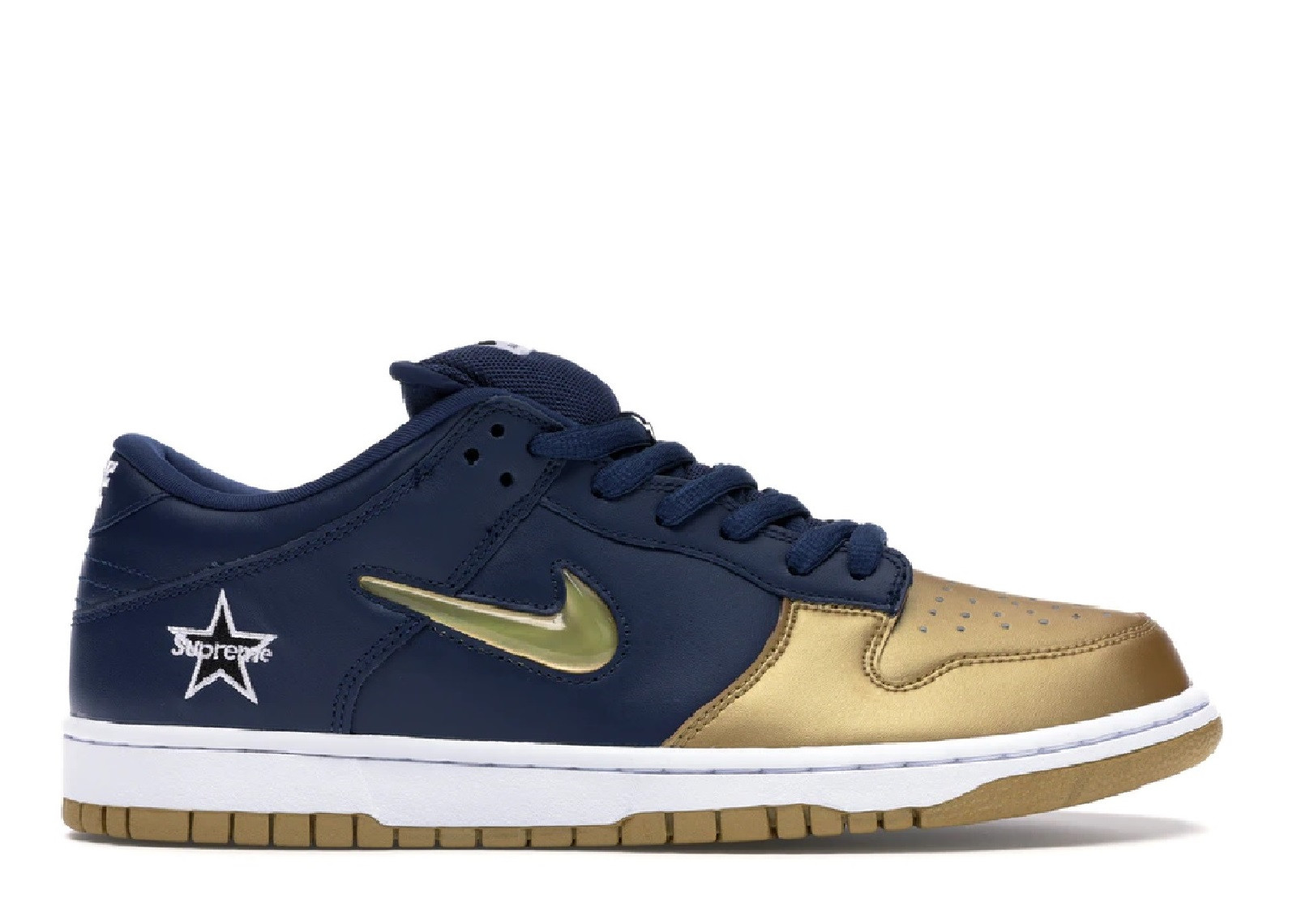 nike sb dunk low gold