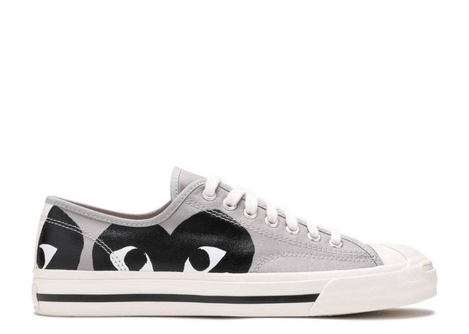 Converse Jack Purcell Comme Des Garcons PLAY Grey Black image 1