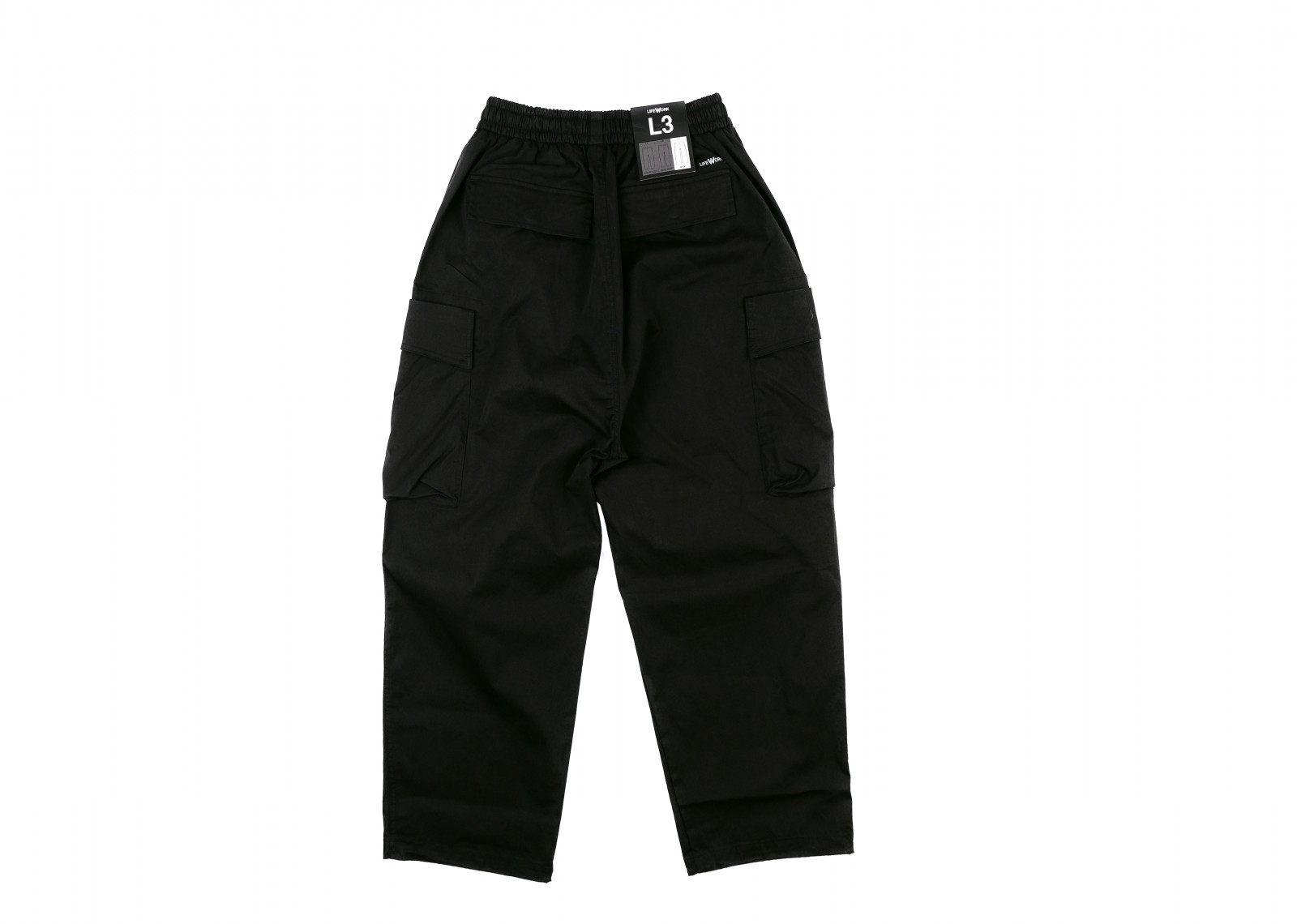 Lifework Korea Cargo Parachute Pants Black image 2