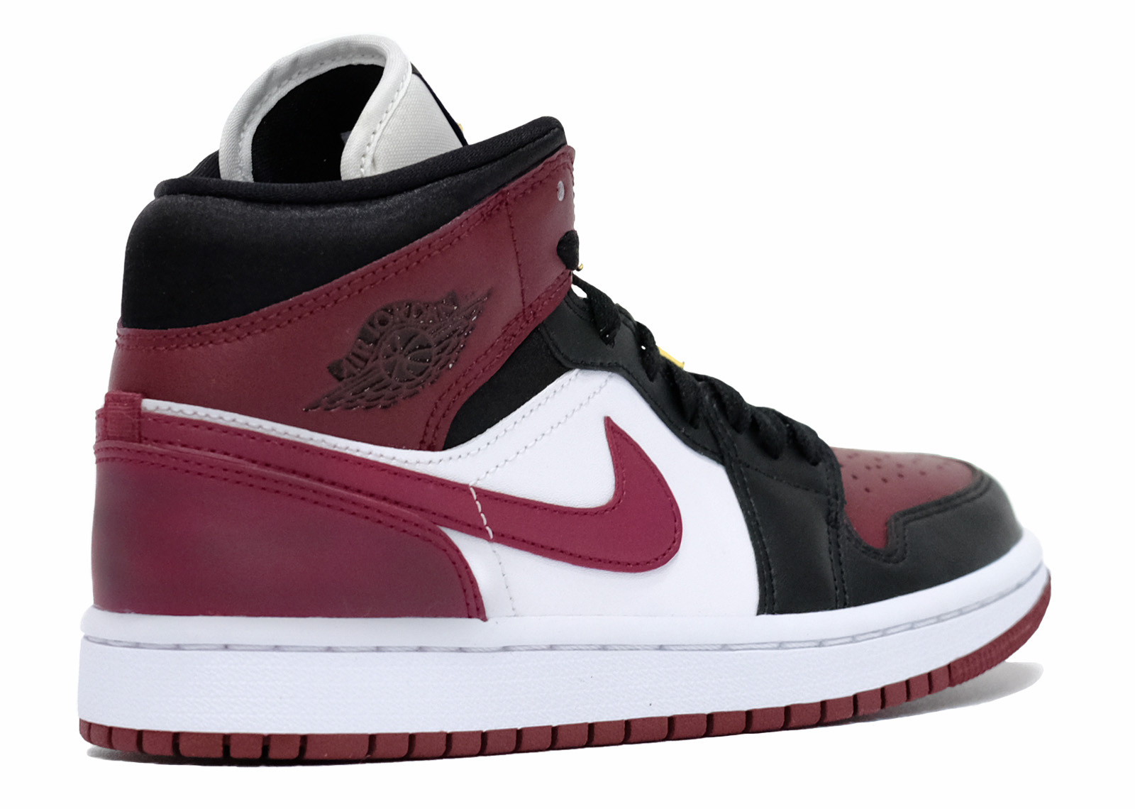 burgundy gold jordan 1