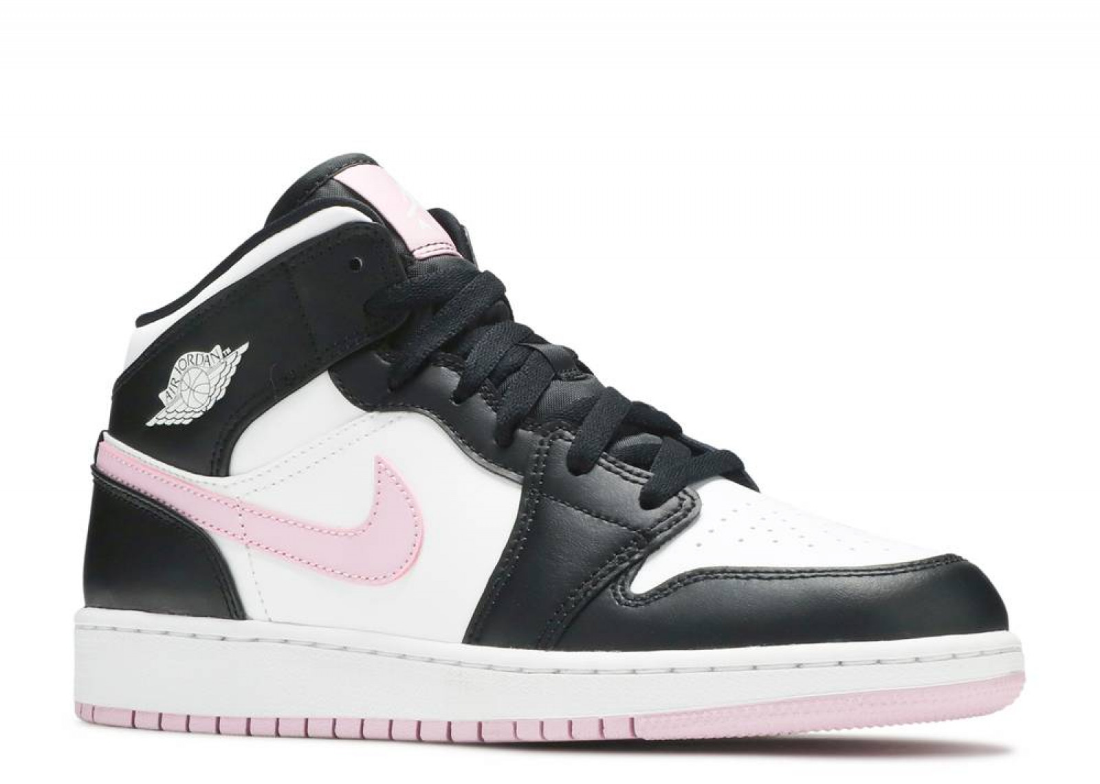 AIR JORDAN 1 MID WHITE LIGHT ARCTIC PINK (GS) image 2