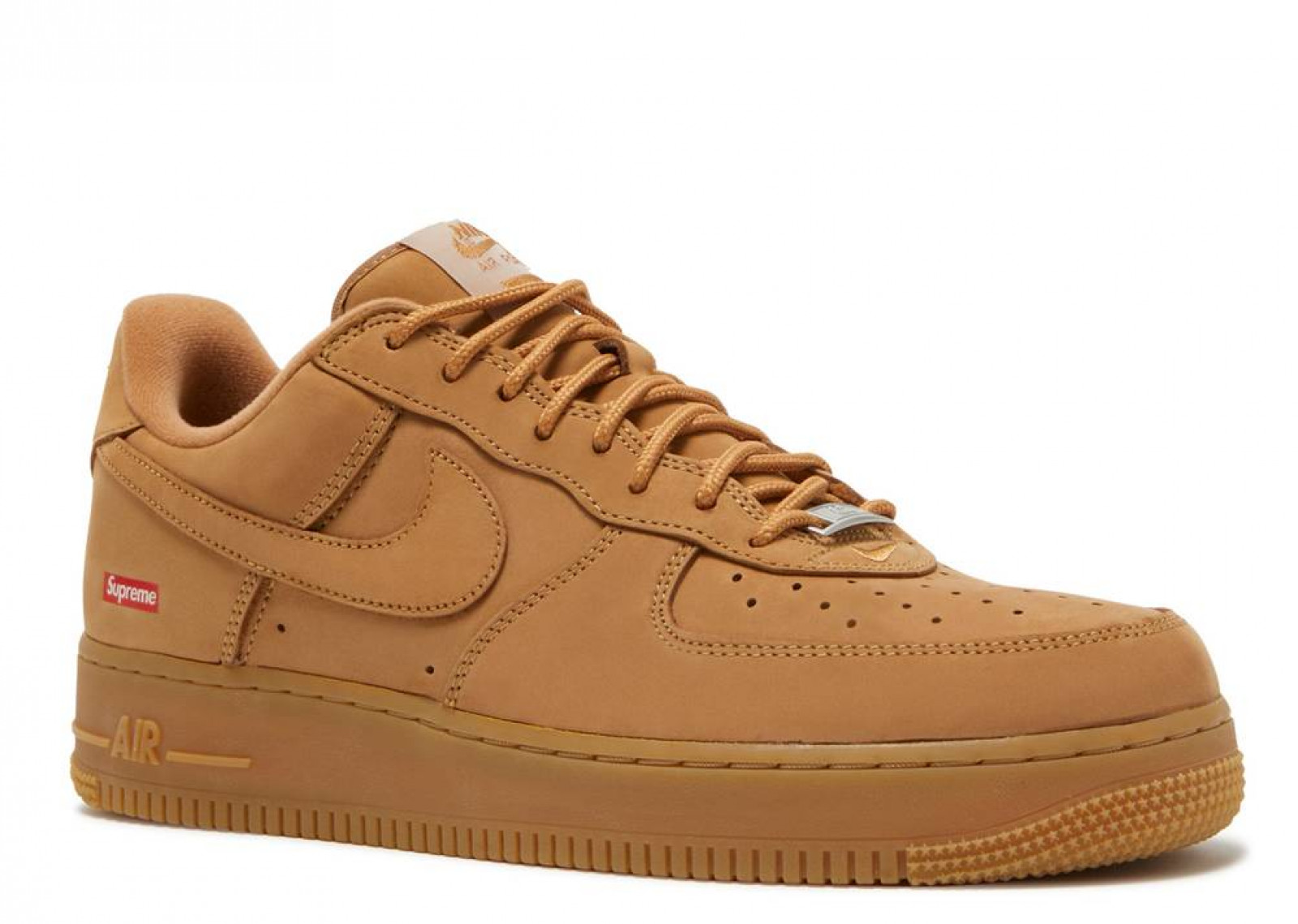 SUPREME X AIR FORCE 1 LOW BOX LOGO - WHEAT image 2