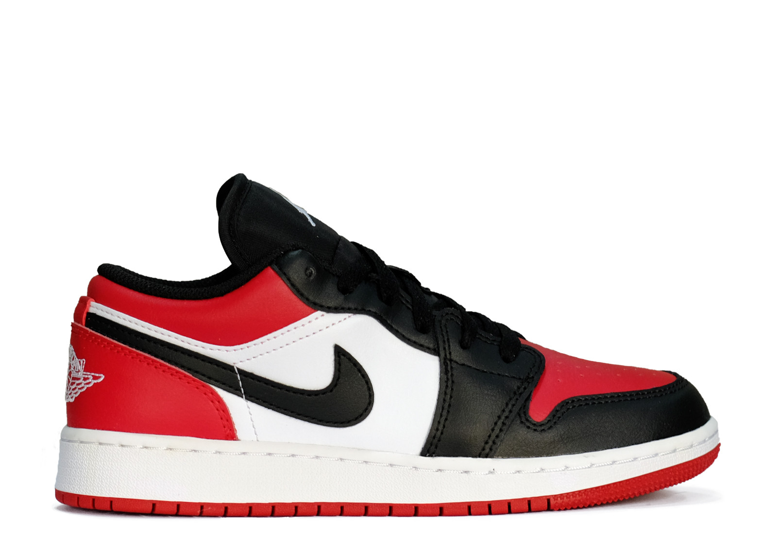 AIR JORDAN 1 LOW BRED TOE image 2