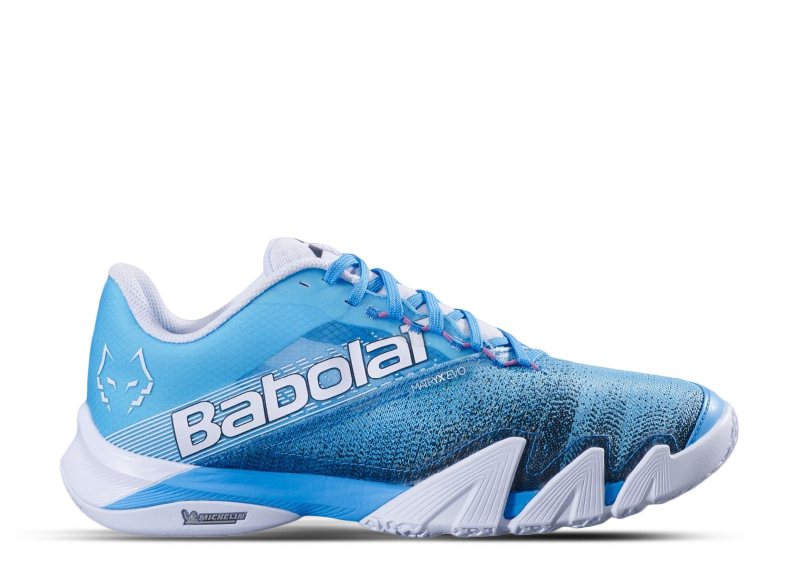 BABOLAT JET PREMURA 2 LEBRON CYAN BLUE WHITE image 1