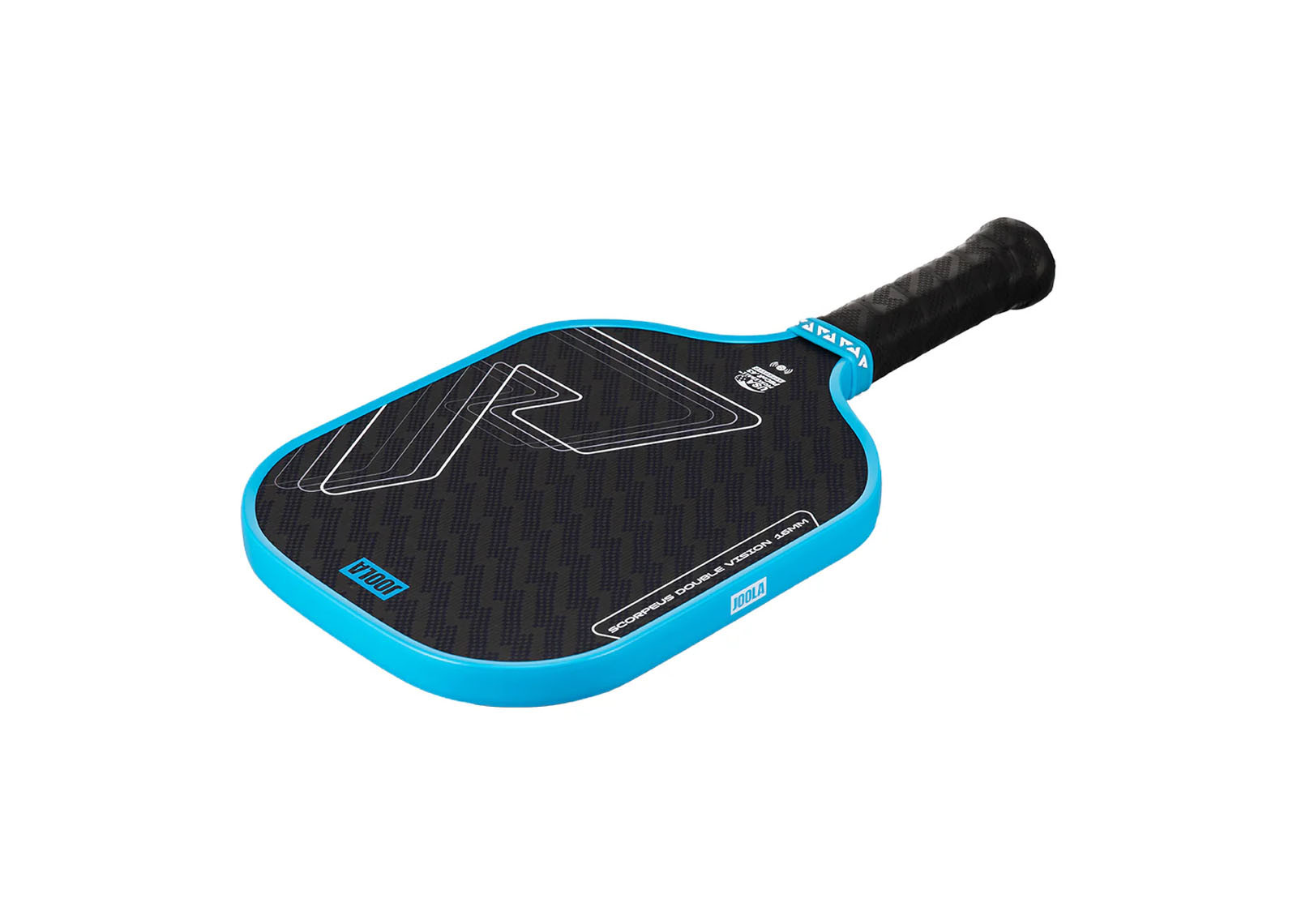 JOOLA SCORPEUS DOUBLE VISION PICKLEBALL PADDLE 16MM BOLT BLUE image 4