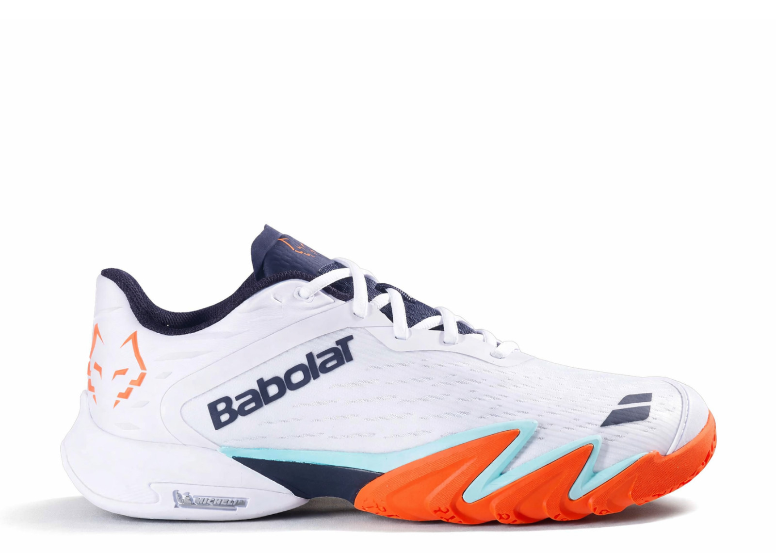 BABOLAT PREMURA 3 LEBRON WHITE ORANGE image 1