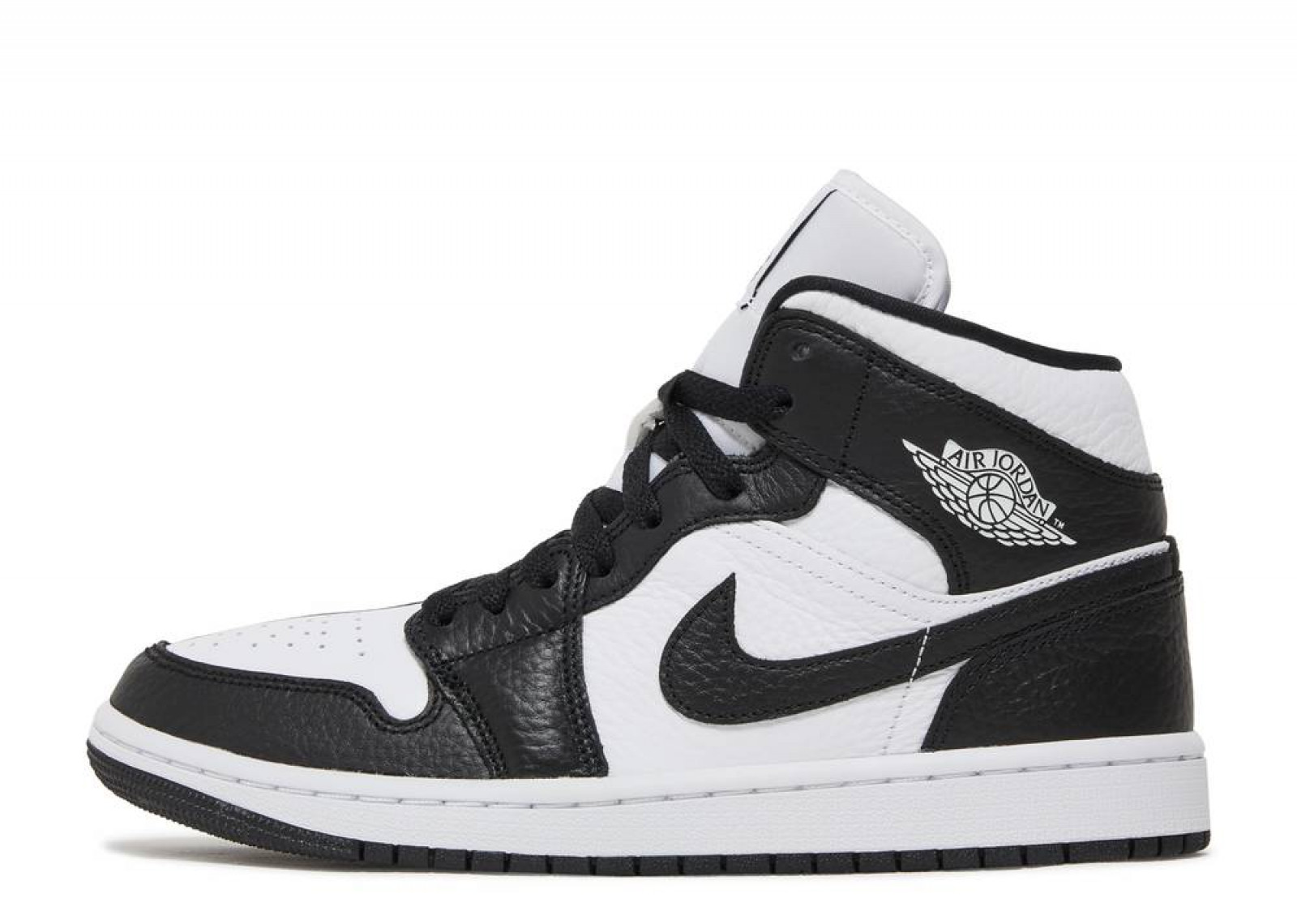 AIR JORDAN 1 MID SE HOMAGE BLACK WHITE (W) image 2